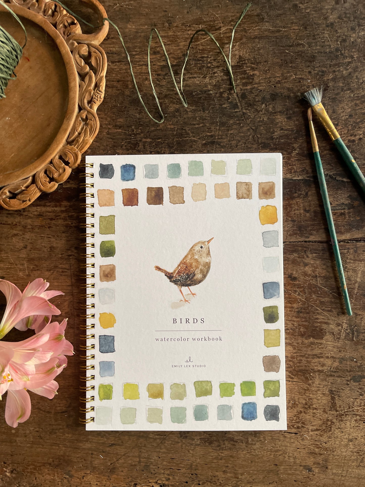 DIY Birds Watercolor Workbook by Emily Lex