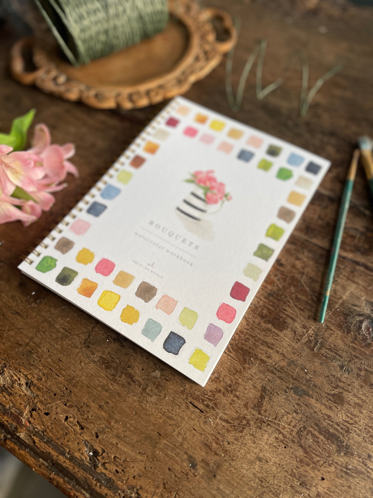 DIY Bouquets Watercolor Workbook by Emily Lex
