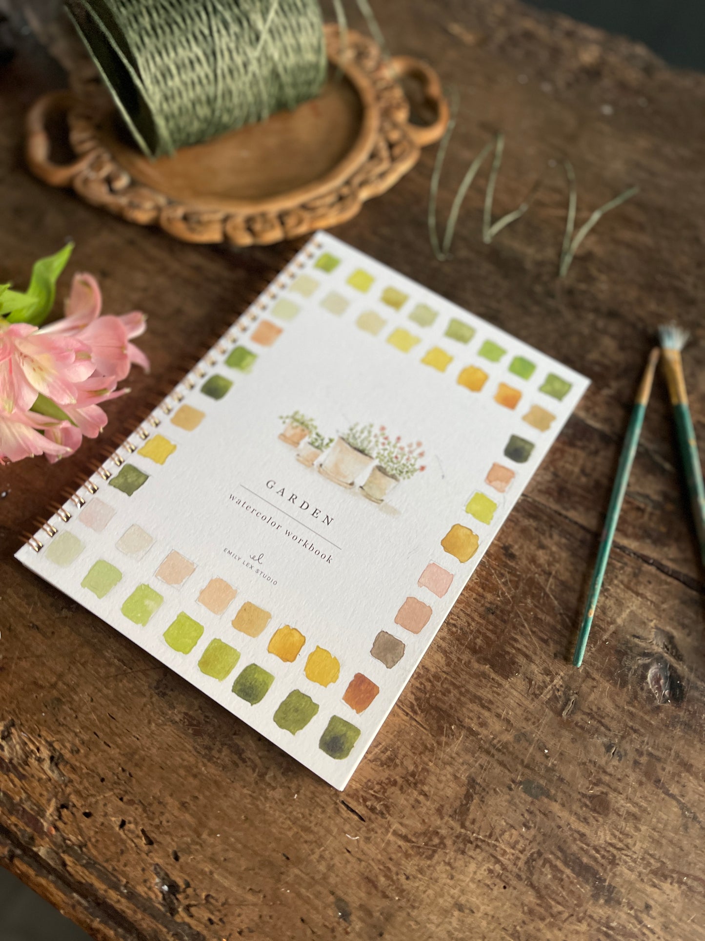 DIY Gardening Watercolor Workbook by Emily Lex