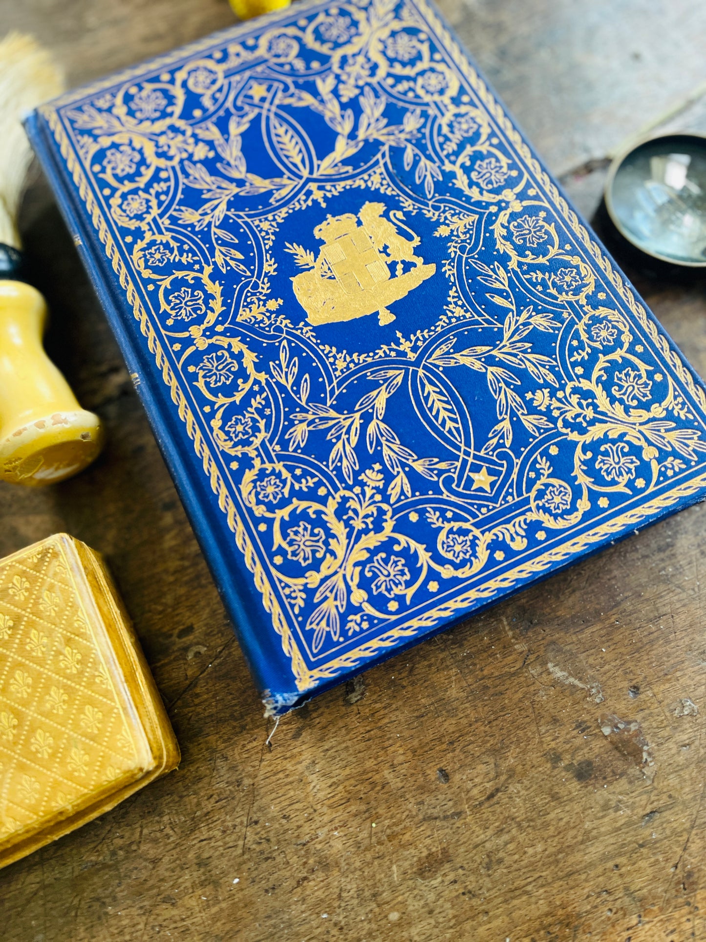 1920 The Great Events of The Great War Volume IV Book in Royal Blue with Gold