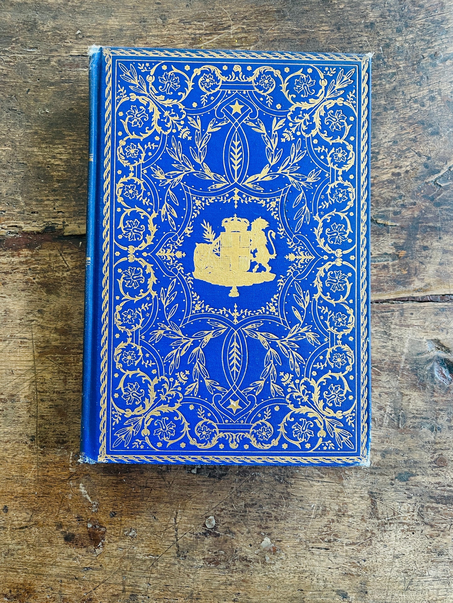 1920 The Great Events of The Great War Volume IV Book in Royal Blue with Gold