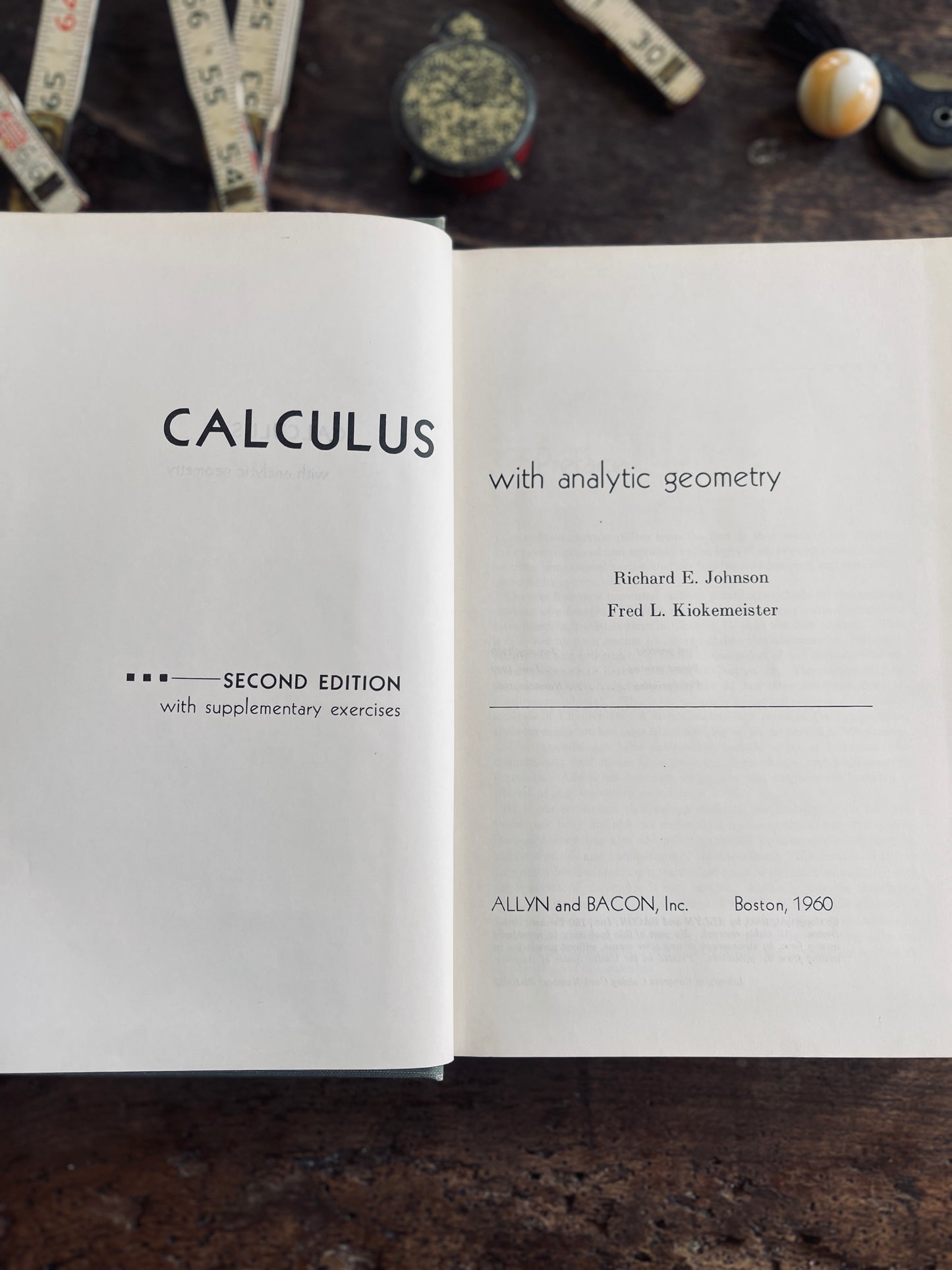 Pair of Mid Century Calculus & Operational Mathematics Books