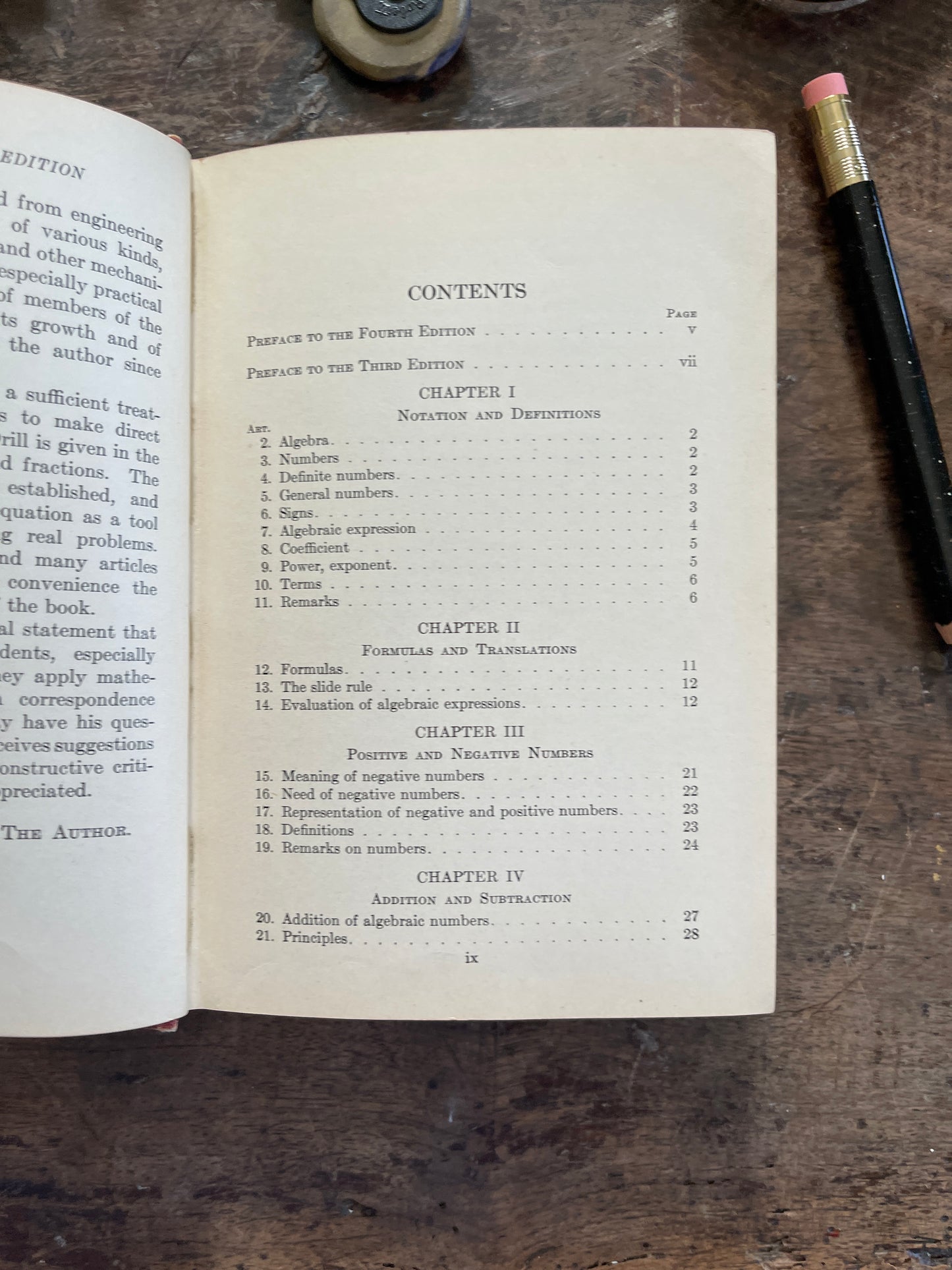 1941 Practical Mathematics Part II Algebra with Applications Vintage Textbook
