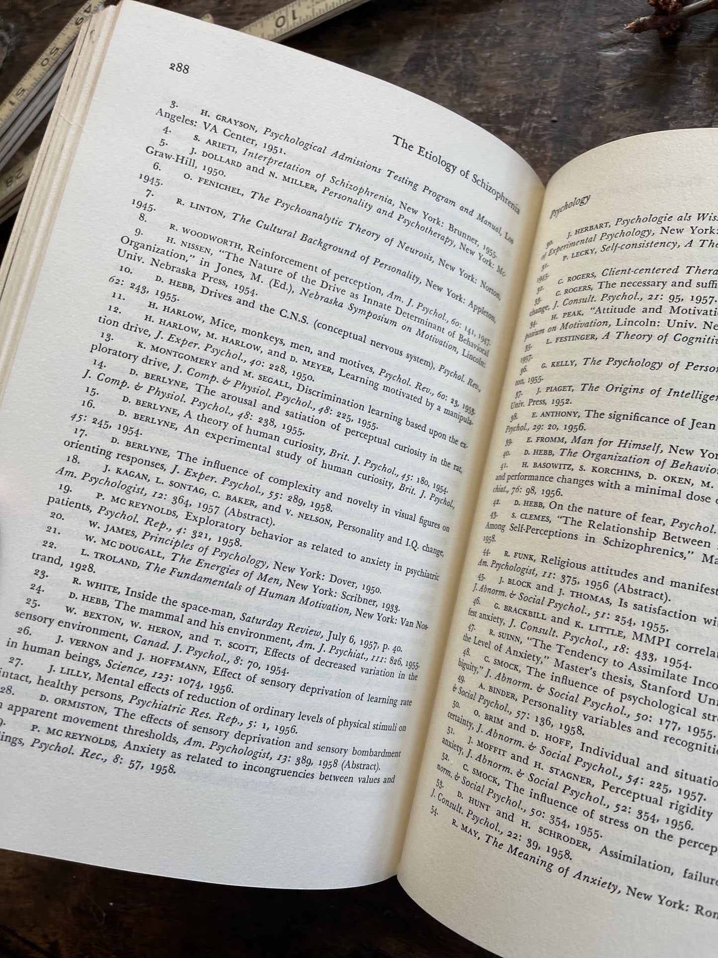 1960 The Etiology of Schizophrenia Vintage Book