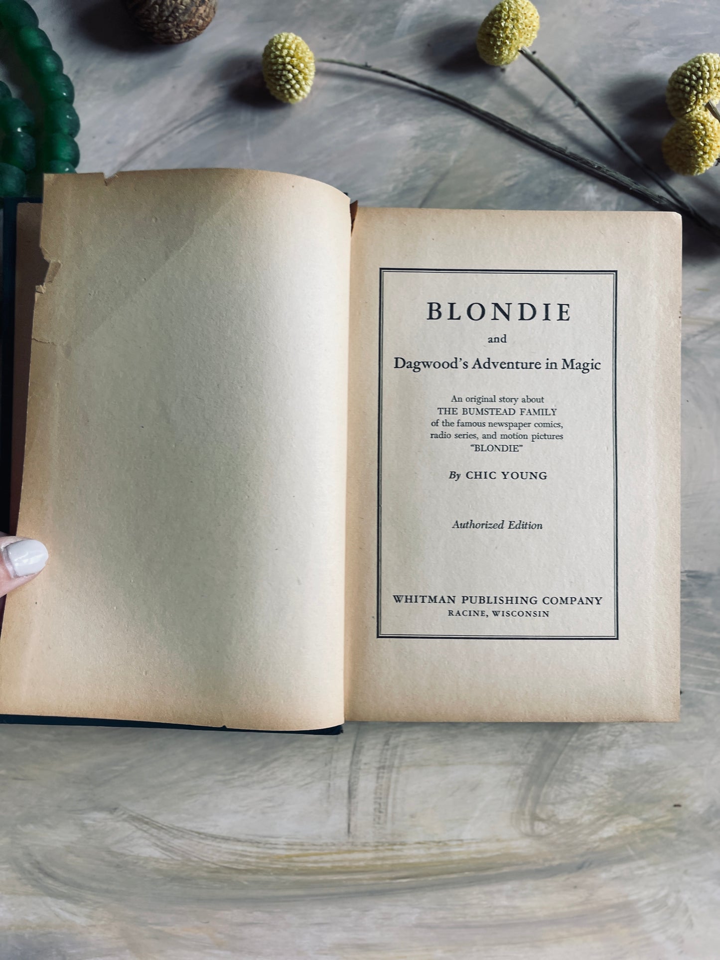 1944 Blondie and Dagwood Adventure in Magic Vintage Book