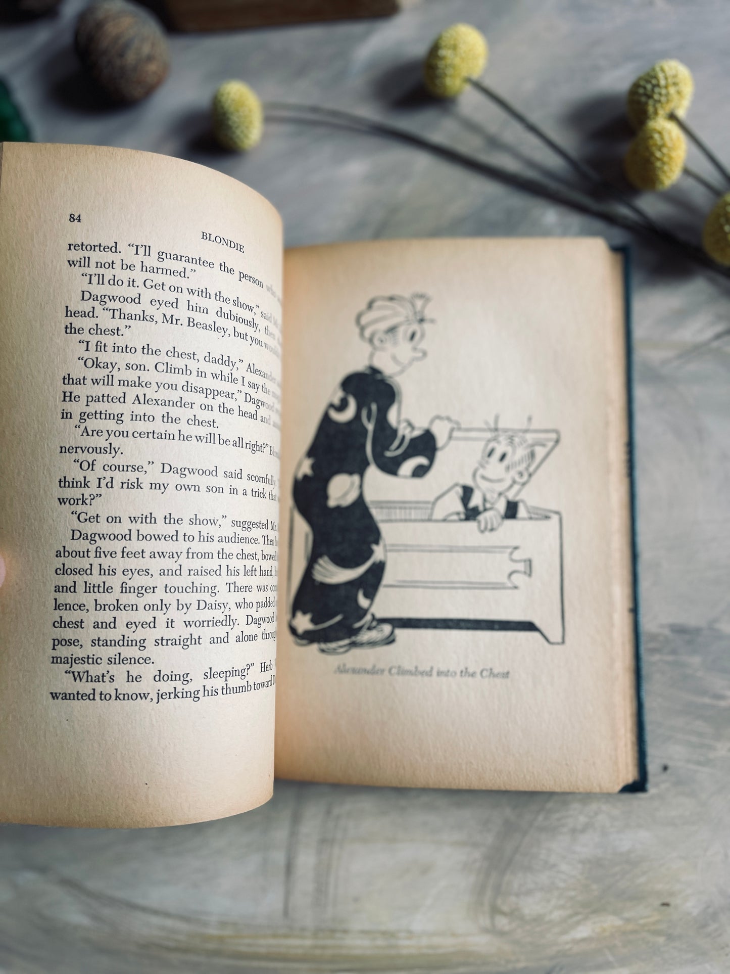 1944 Blondie and Dagwood Adventure in Magic Vintage Book