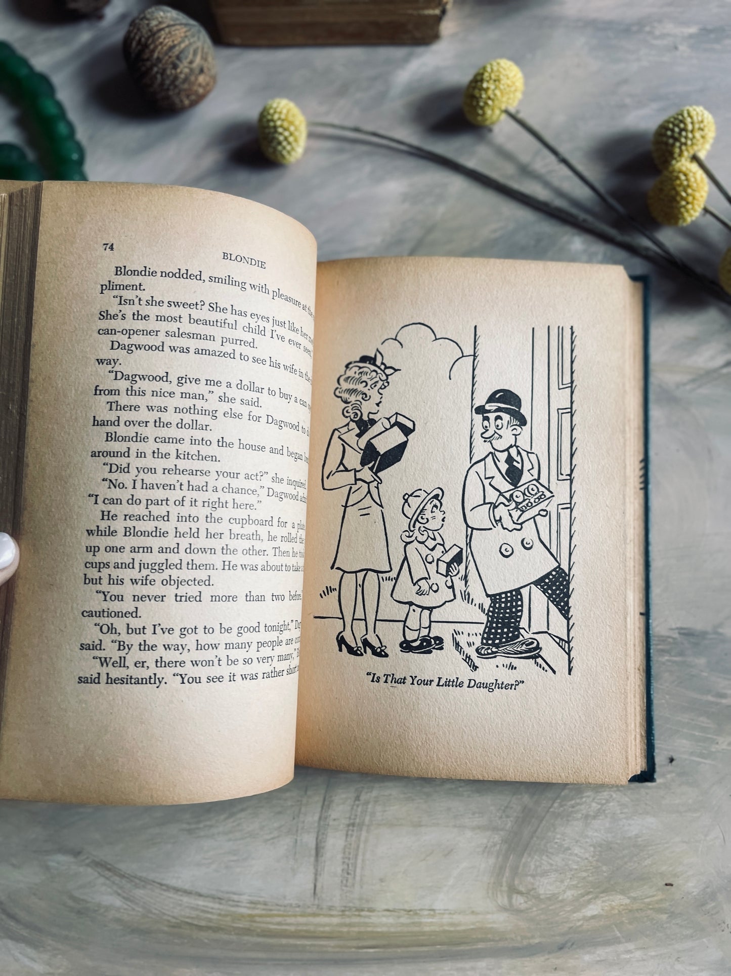 1944 Blondie and Dagwood Adventure in Magic Vintage Book