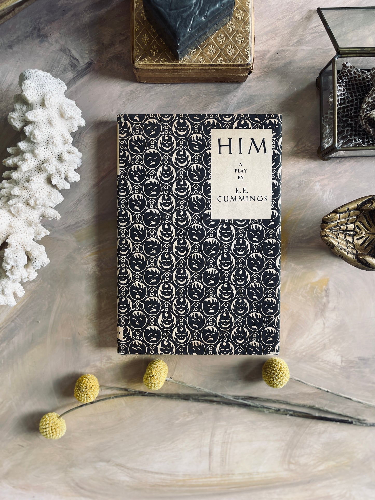1955 HIM a play by e.e. cummings vintage book