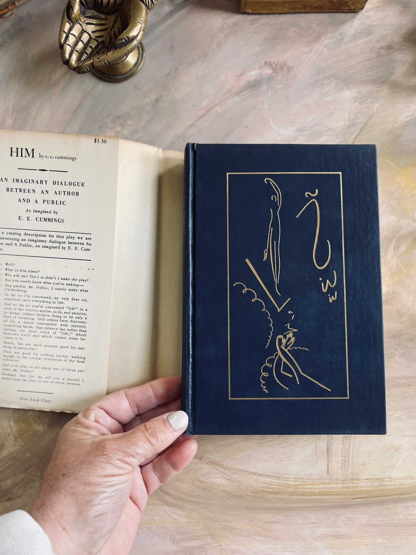 1955 HIM a play by e.e. cummings vintage book