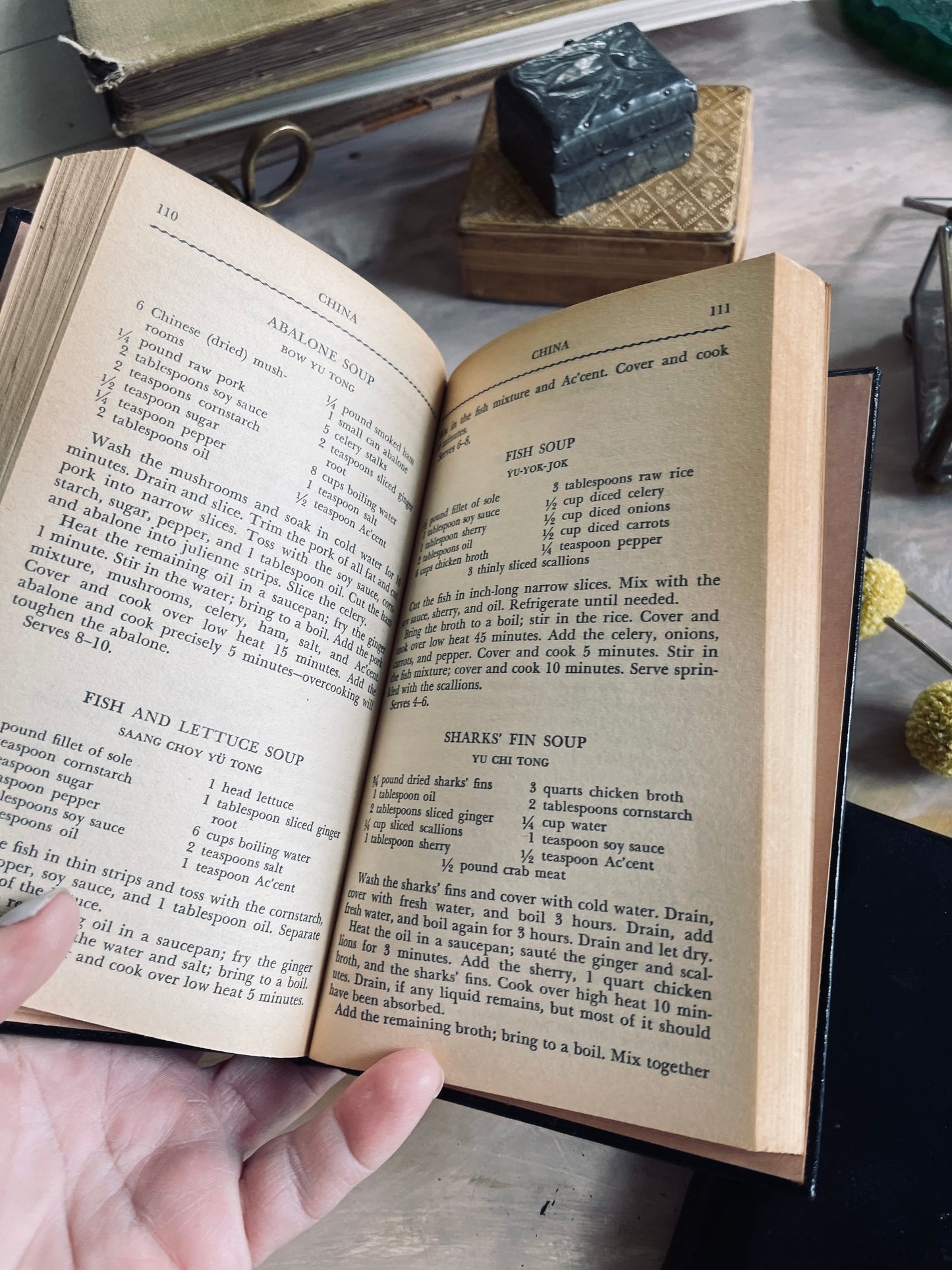 1960s Cooking Book Set of Italian, French and Oriental Cooking