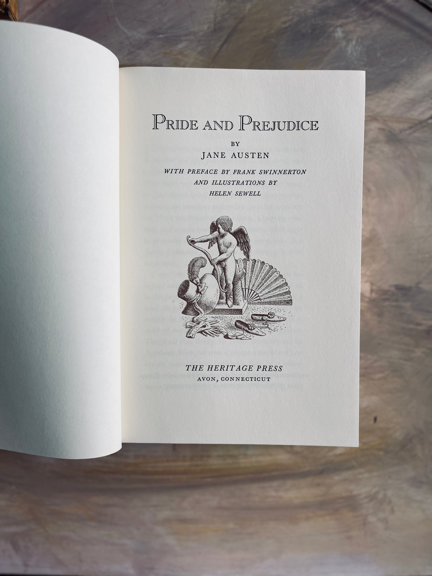 1940 Pride and Prejudice by Jane Austen Vintage Book