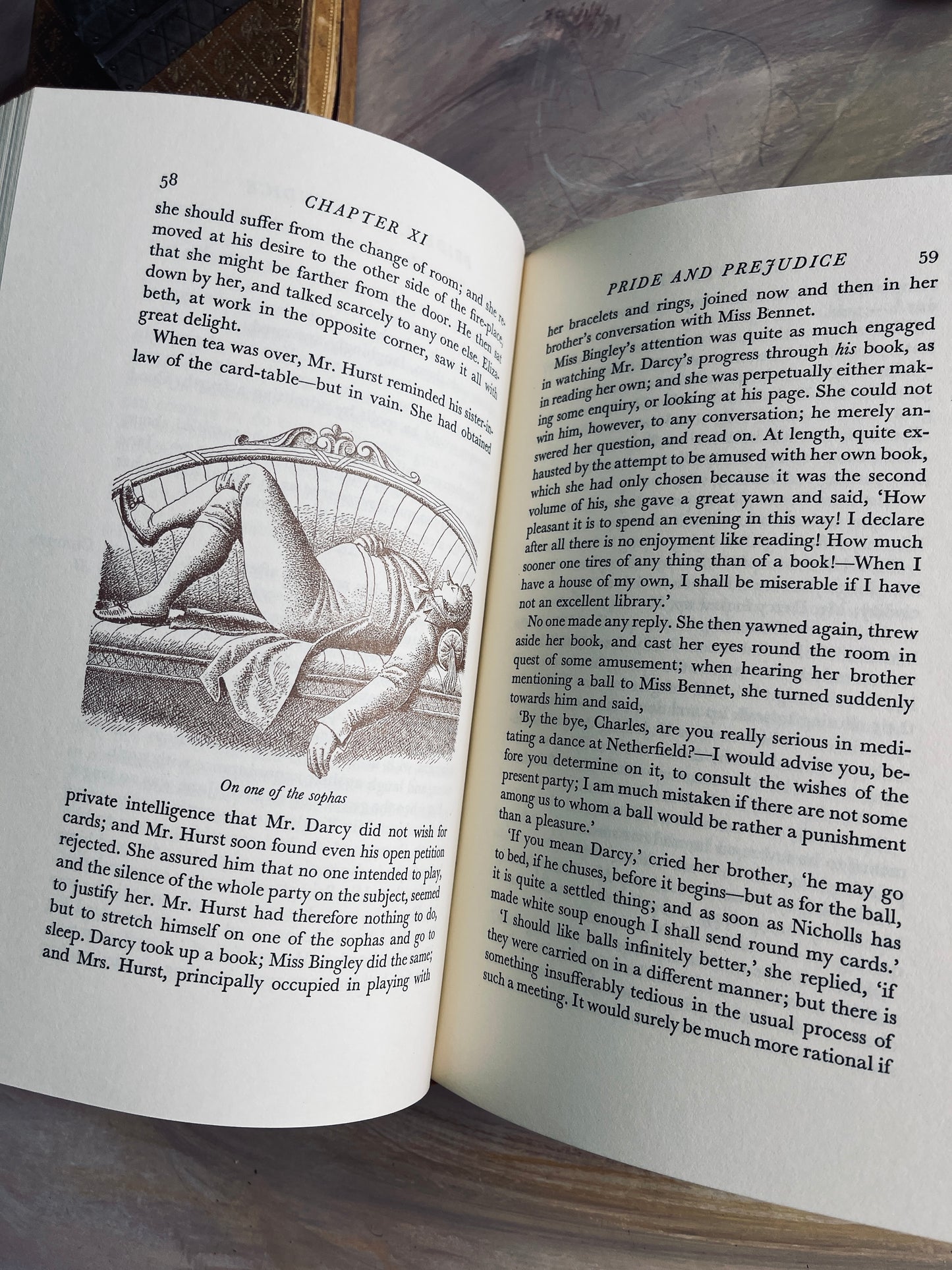 1940 Pride and Prejudice by Jane Austen Vintage Book