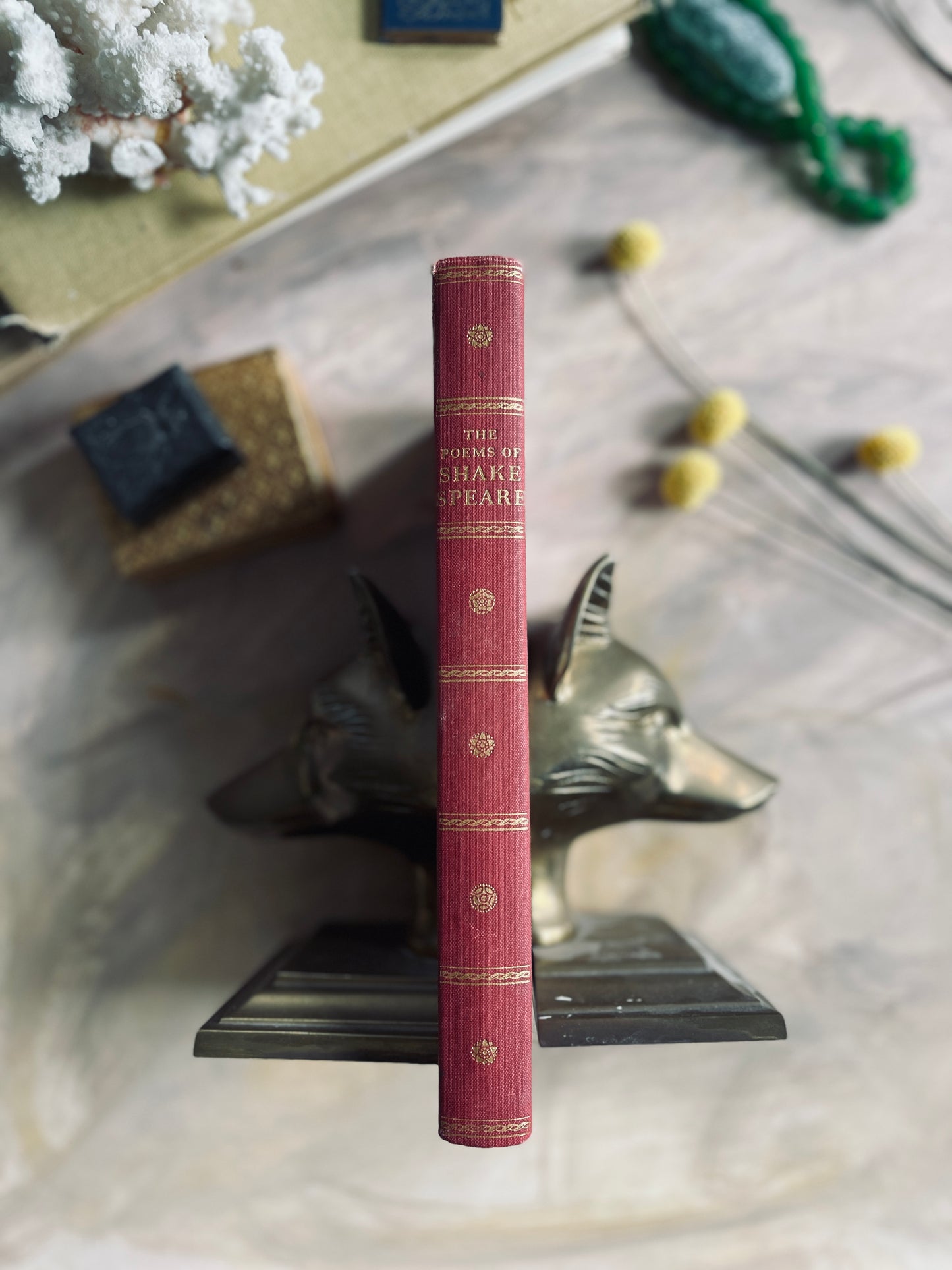 1958 The Poems of Shakespeare Vintage Book