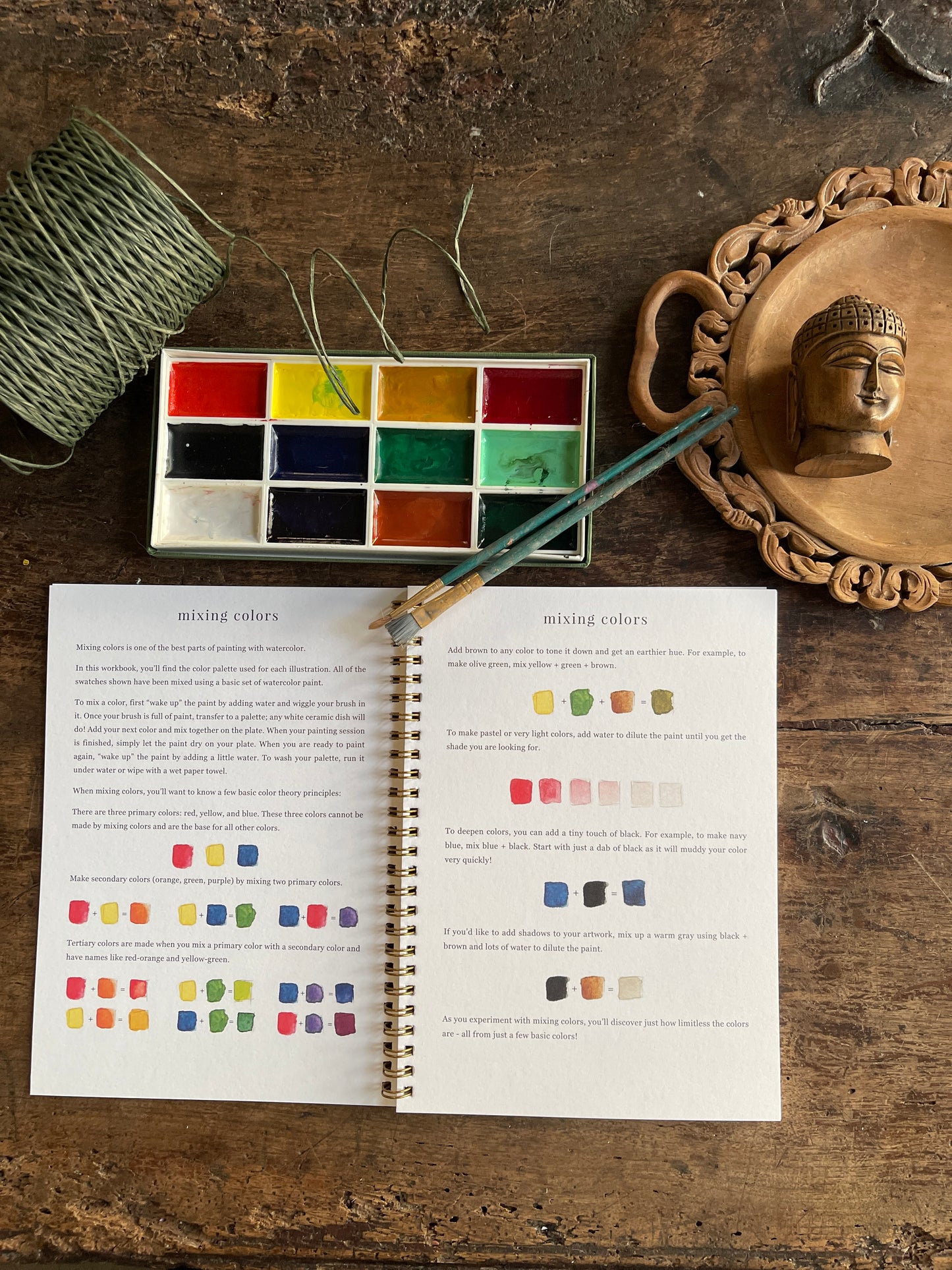 DIY Animals Watercolor Workbook by Emily Lex