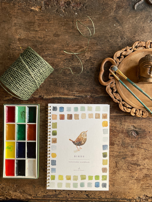 DIY Birds Watercolor Workbook by Emily Lex
