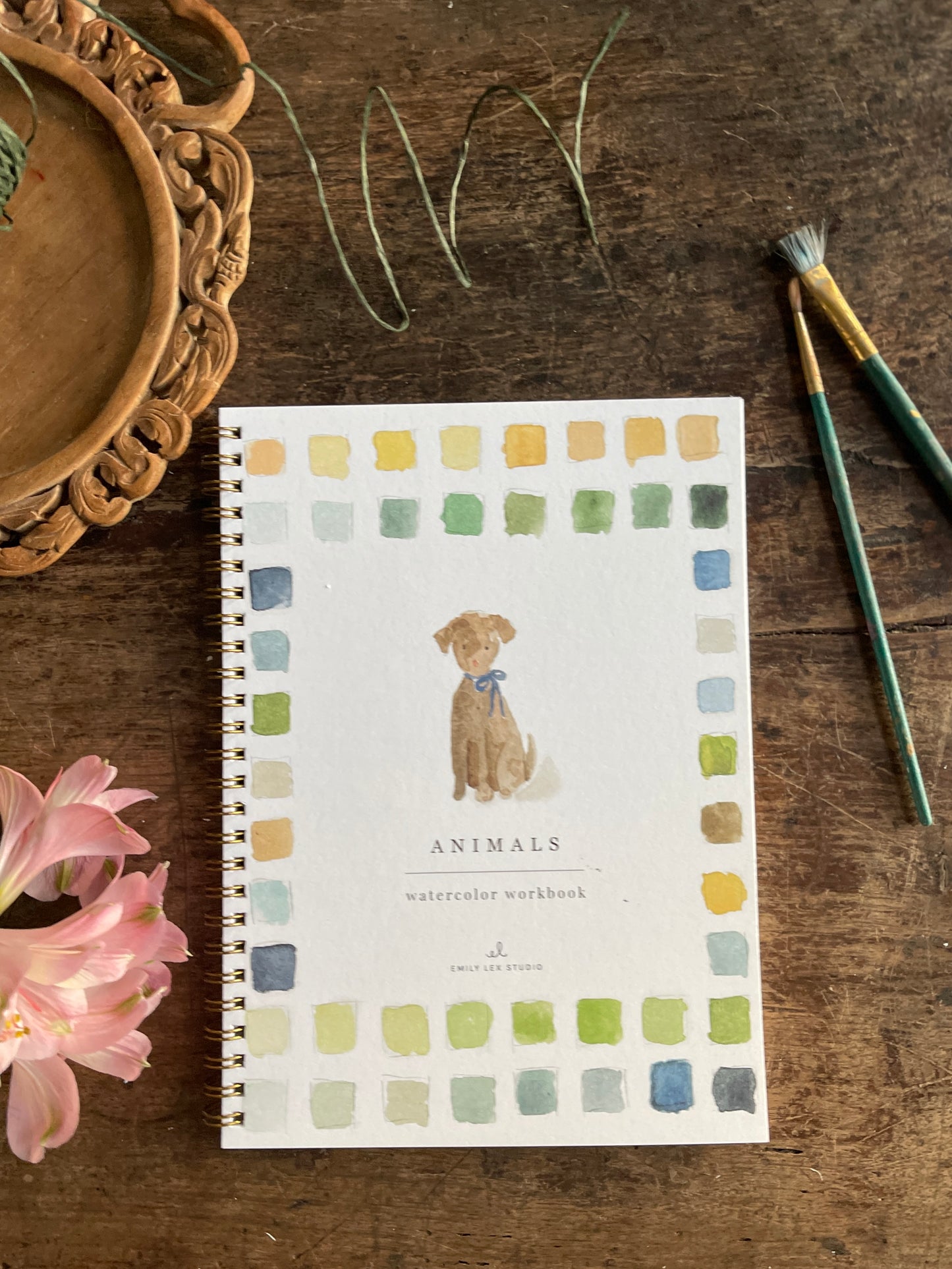 DIY Animals Watercolor Workbook by Emily Lex