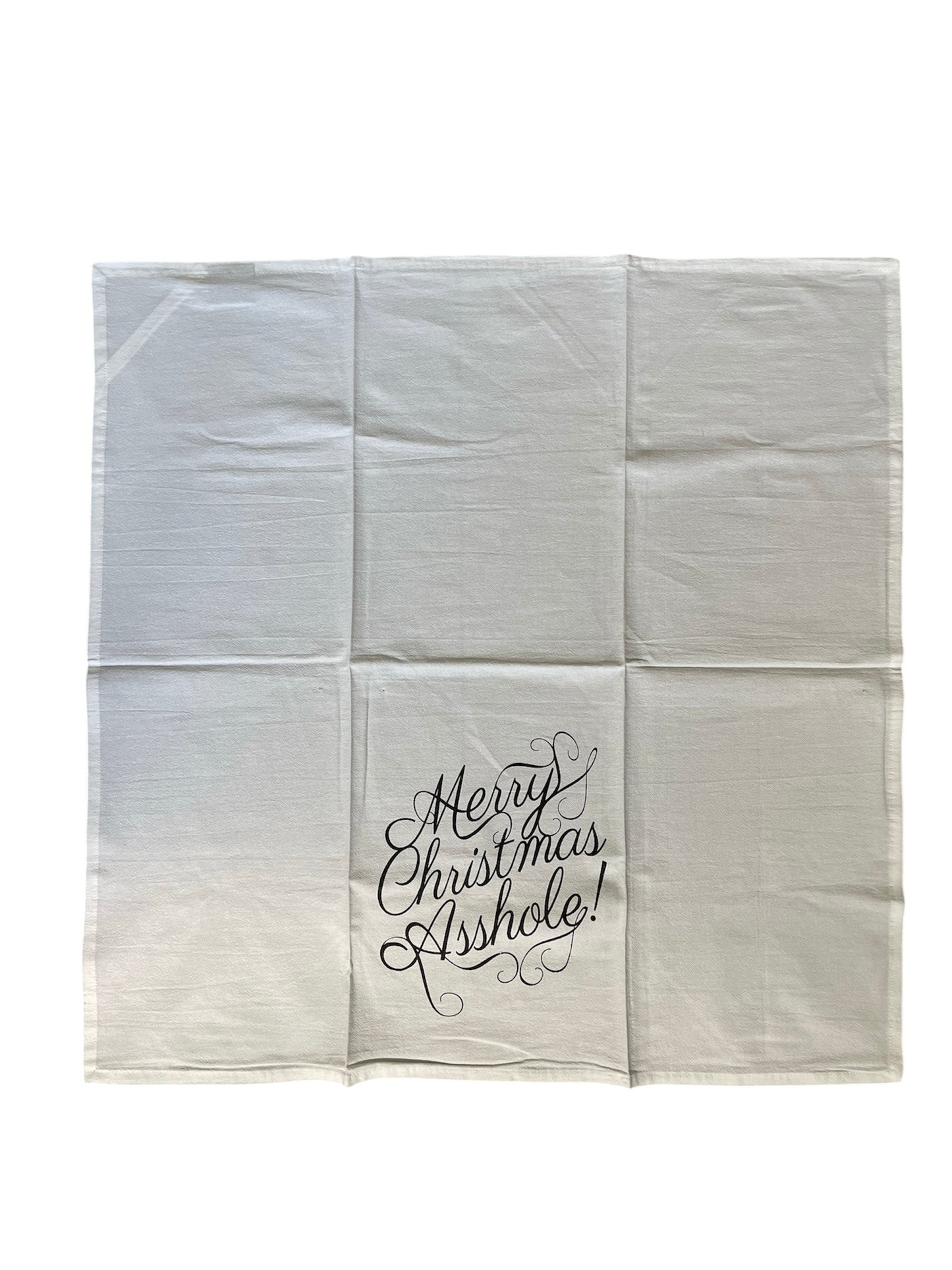 Merry Christmas, Asshole Tea Towel