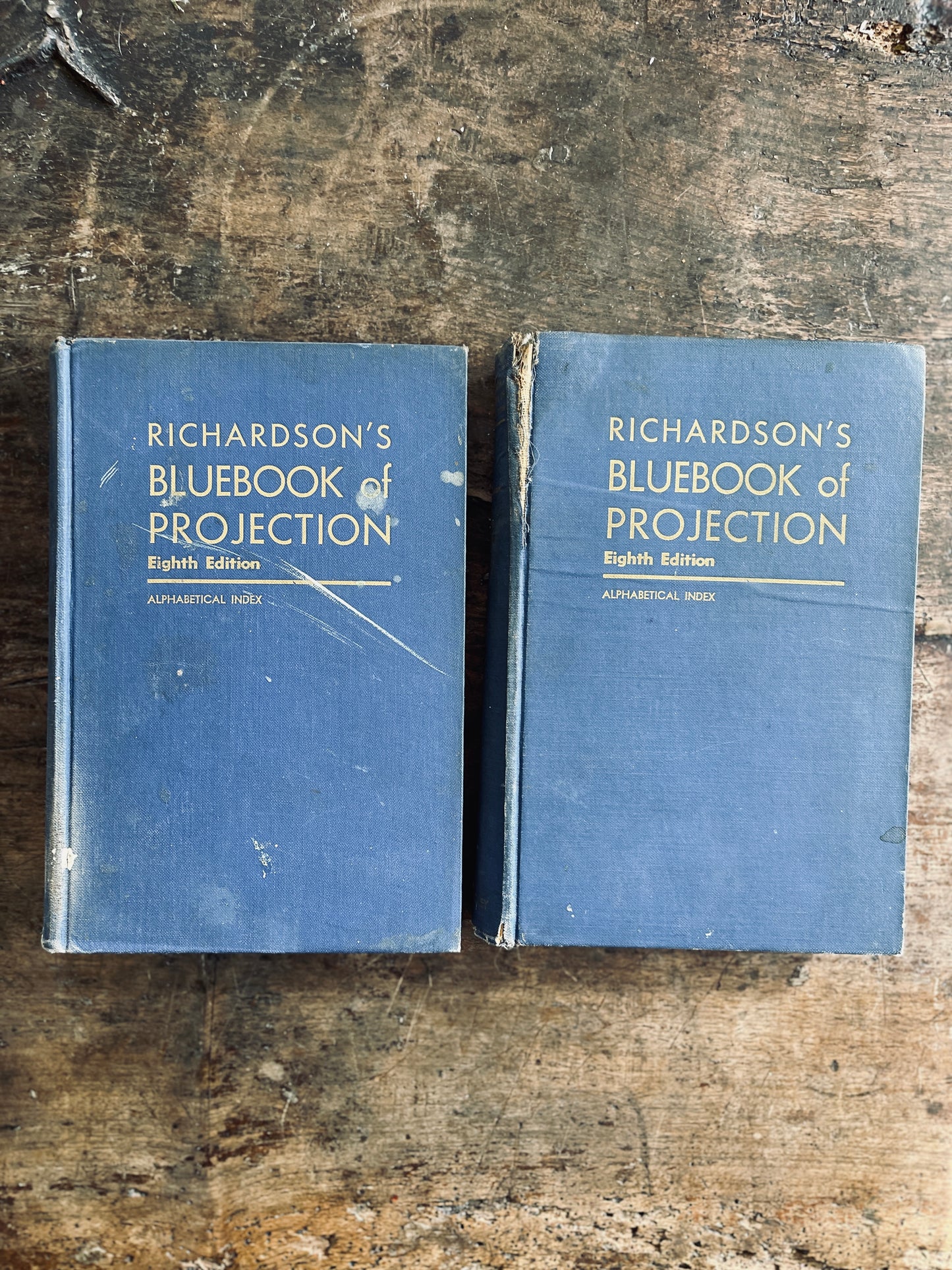 1953 Richardson's Bluebook of Projection - 2 copies