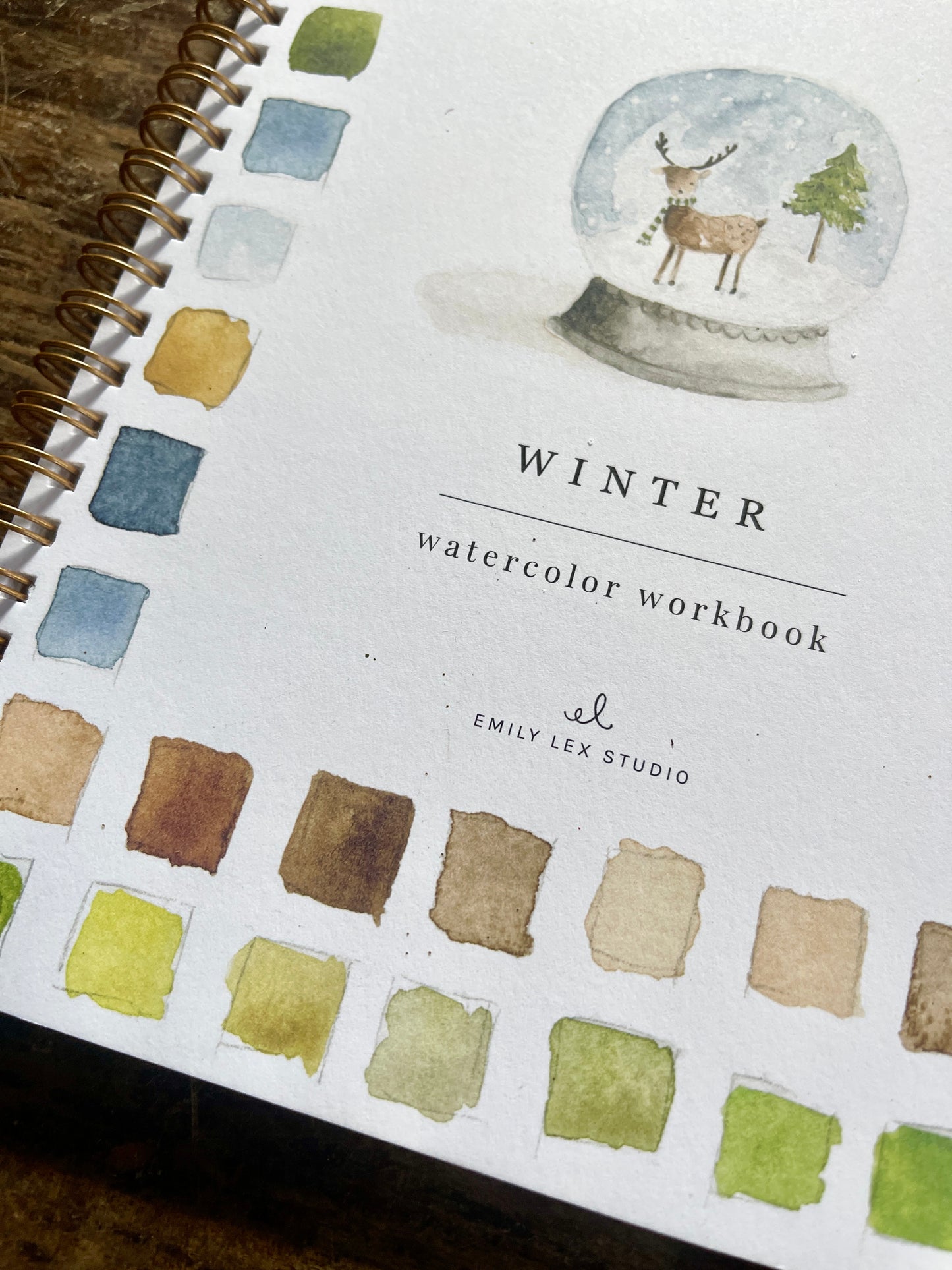 DIY Winter Watercolor Work Book by Emily Lex (Copy)