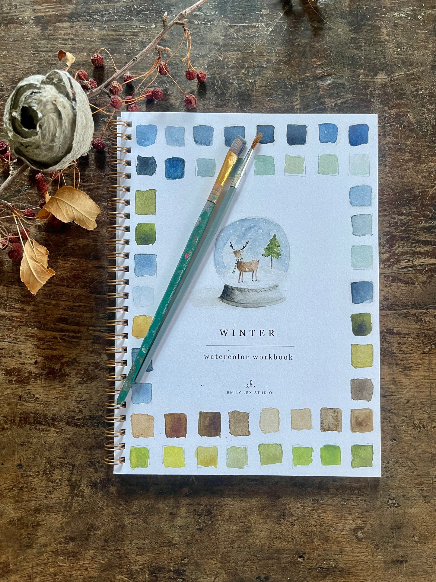 DIY Winter Watercolor Work Book by Emily Lex (Copy)