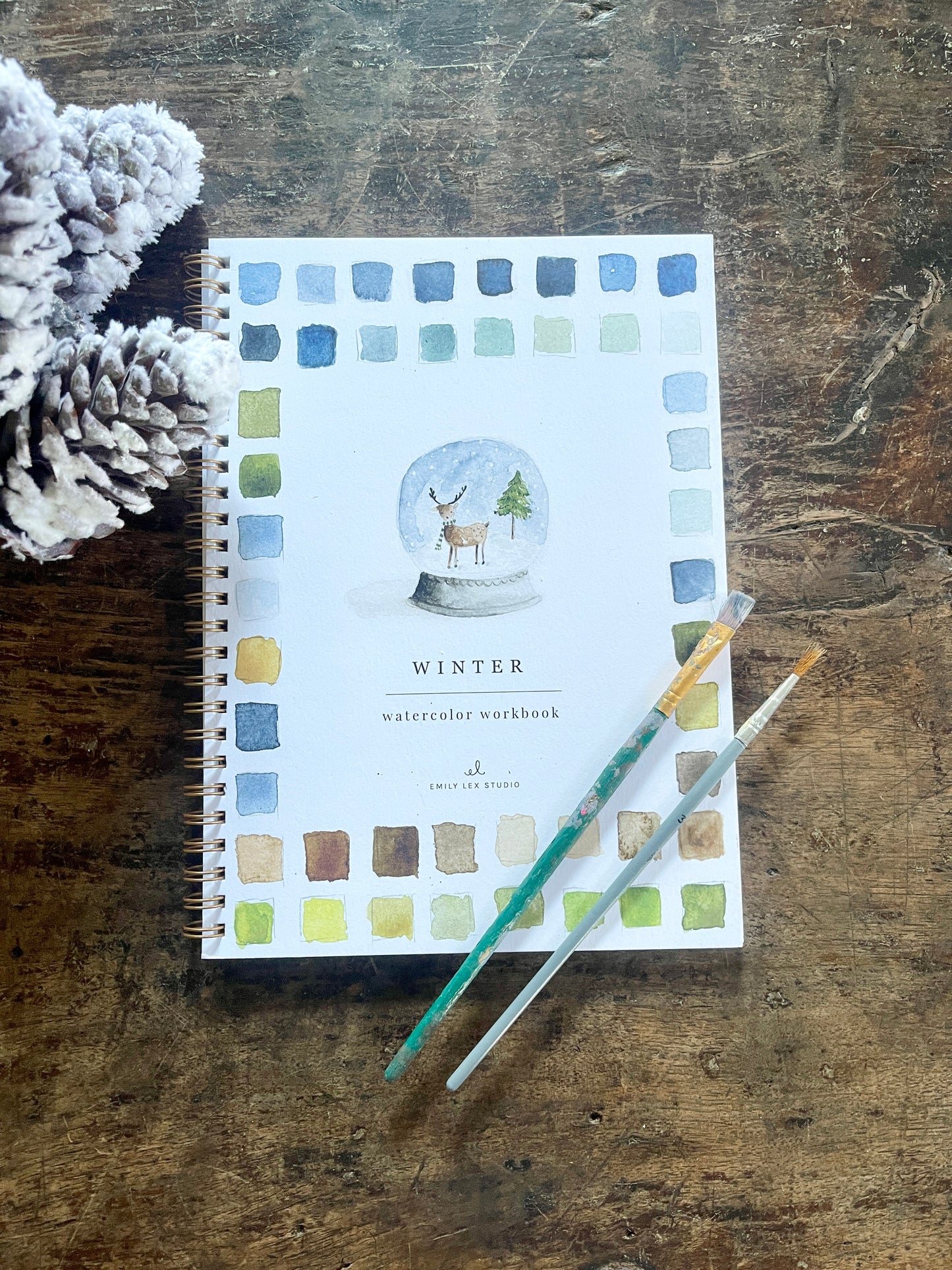 DIY Winter Watercolor Work Book by Emily Lex (Copy)