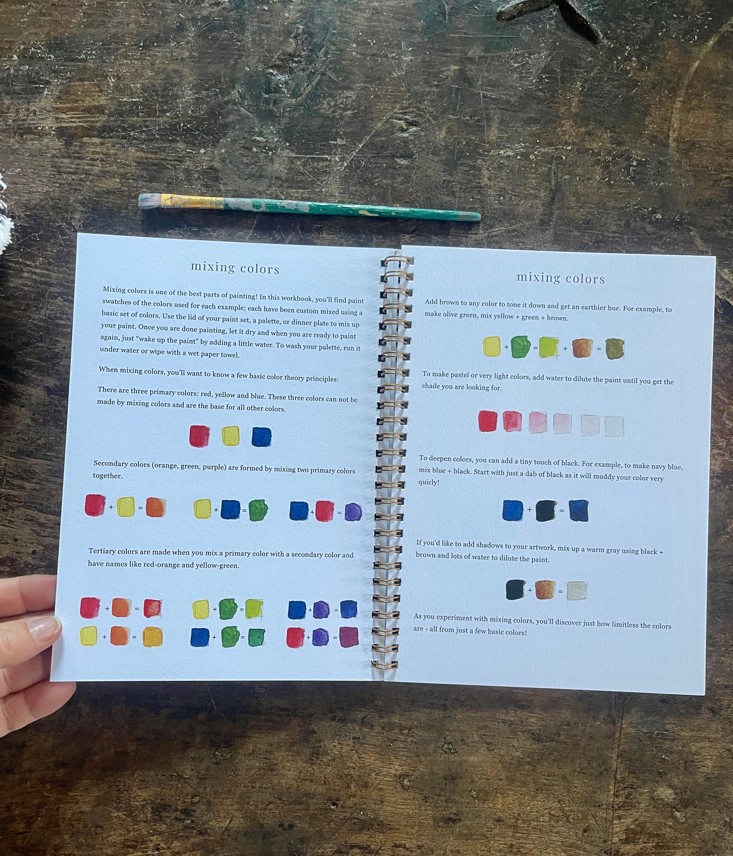 DIY Winter Watercolor Work Book by Emily Lex (Copy)