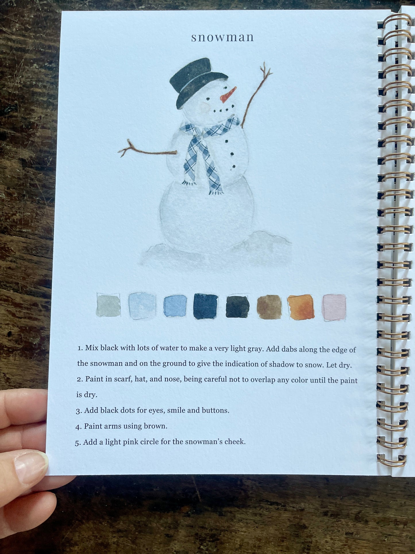 DIY Winter Watercolor Work Book by Emily Lex (Copy)