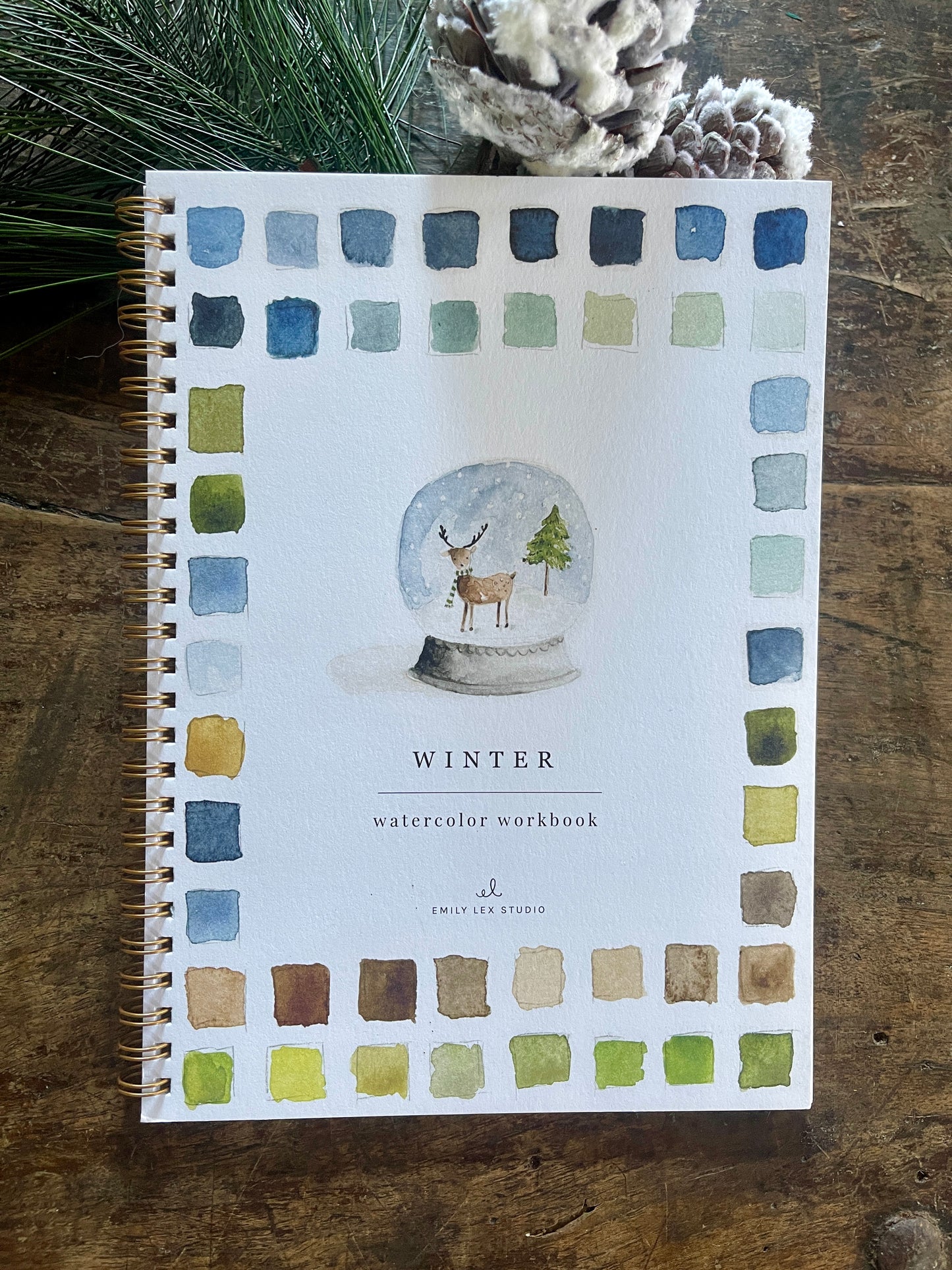 DIY Winter Watercolor Work Book by Emily Lex (Copy)