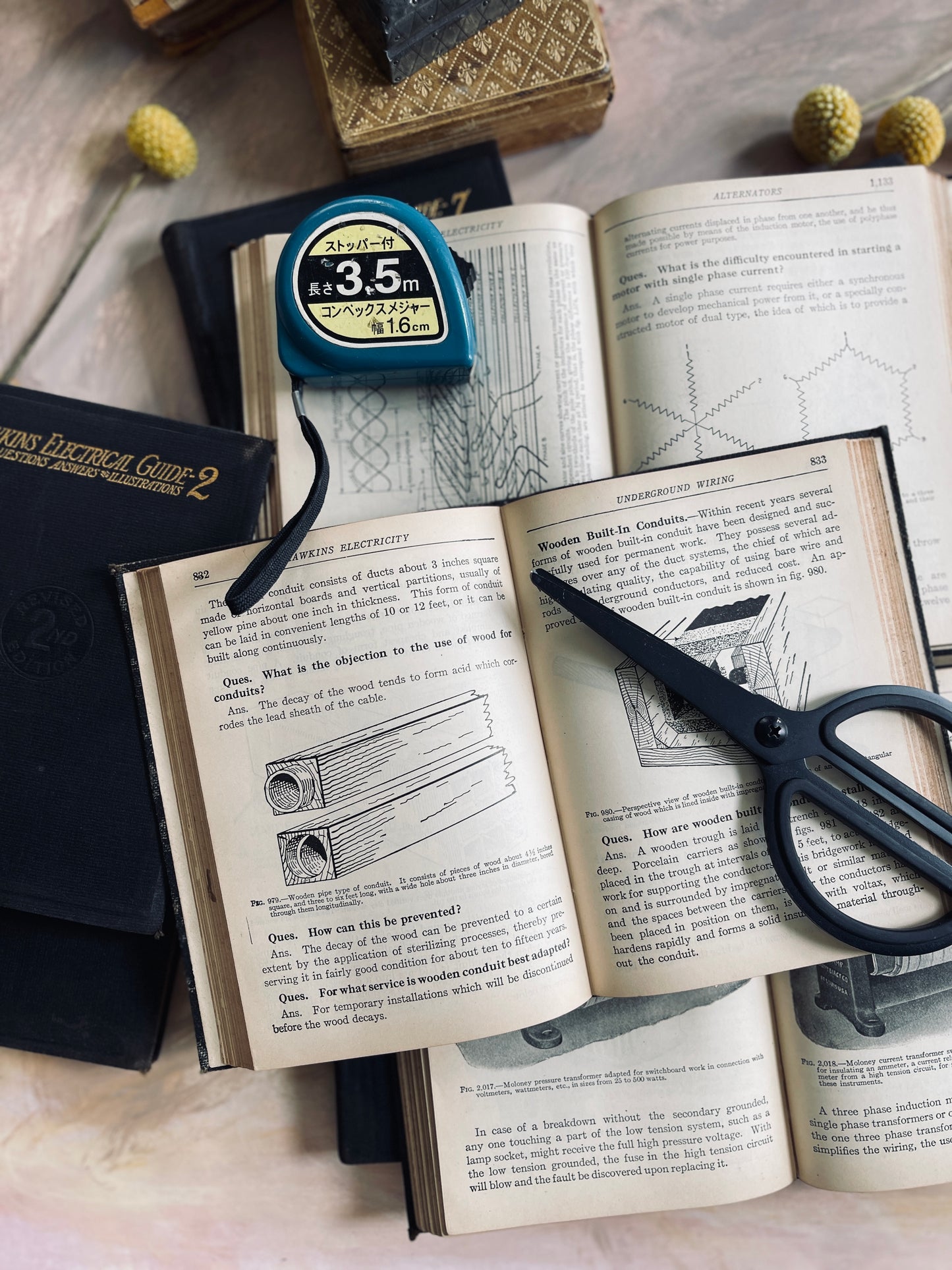 1917 Set of 9 Volumes of Hawkins Electrical Guide 1 thru 9