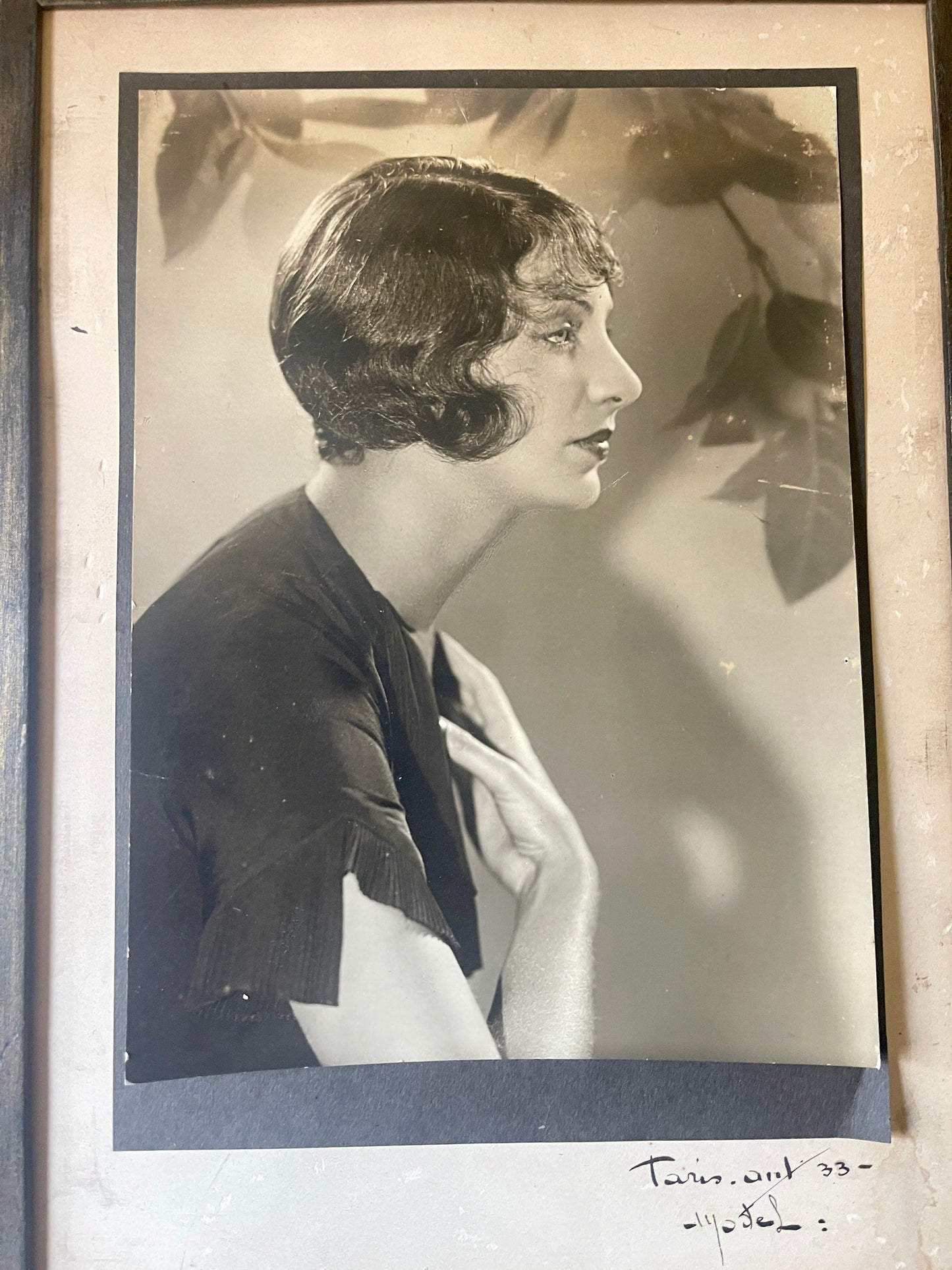 Vintage Collection of Two (2) Sepia French Photographs of Women