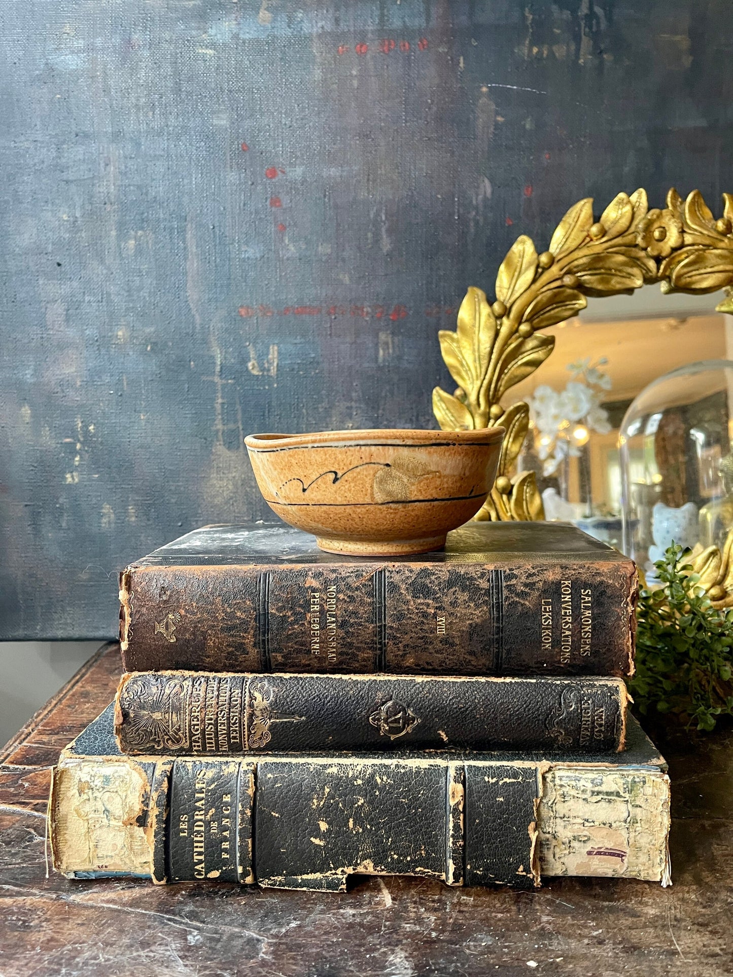 Stoneware Speckled Natural Clay Pottery Bowl