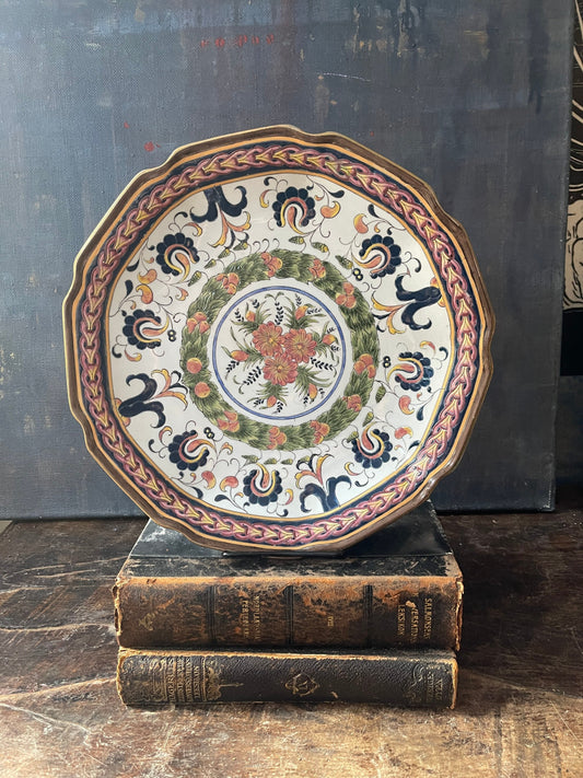 Large Oversized Chinoiserie Bowl Centerpiece