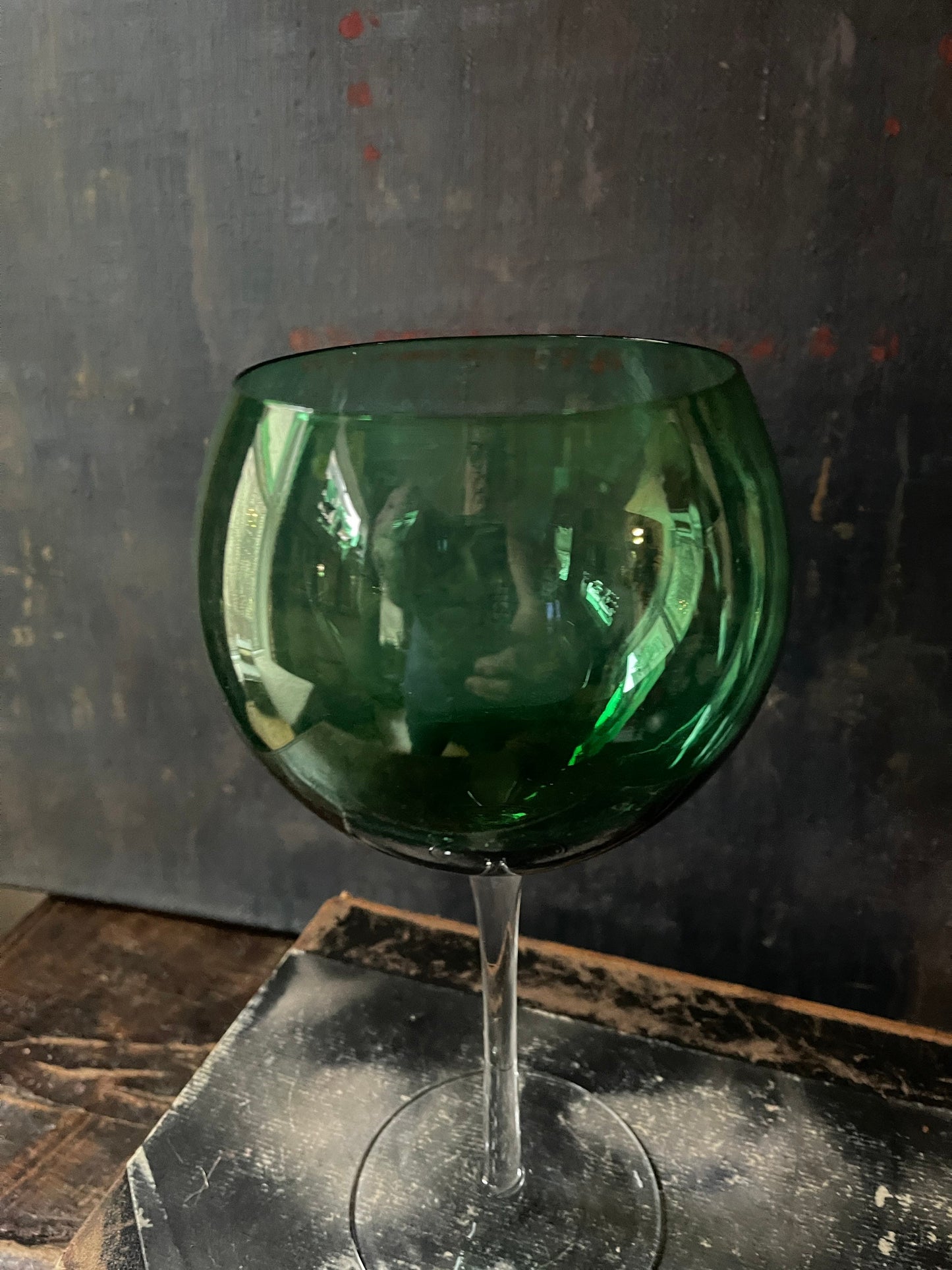 Lenox Holiday Gem Green Wineglass