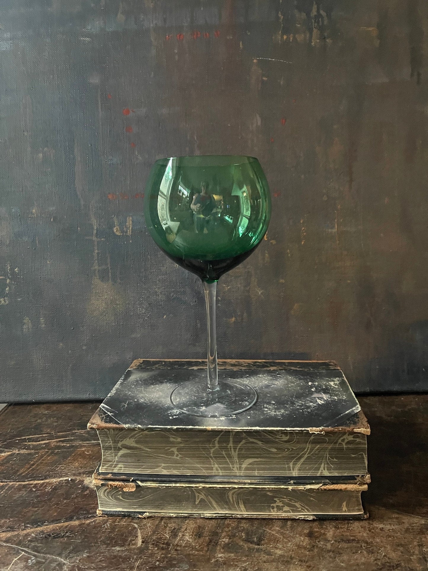 Lenox Holiday Gem Green Wineglass