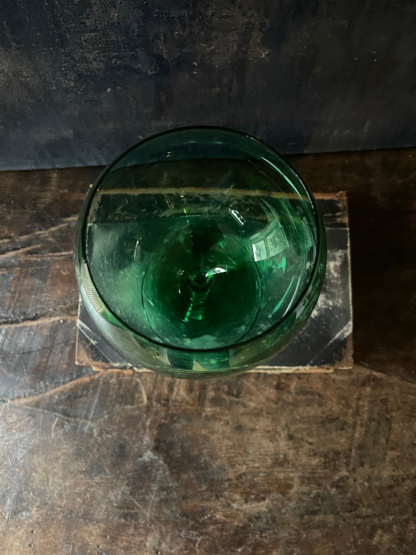 Lenox Holiday Gem Green Wineglass