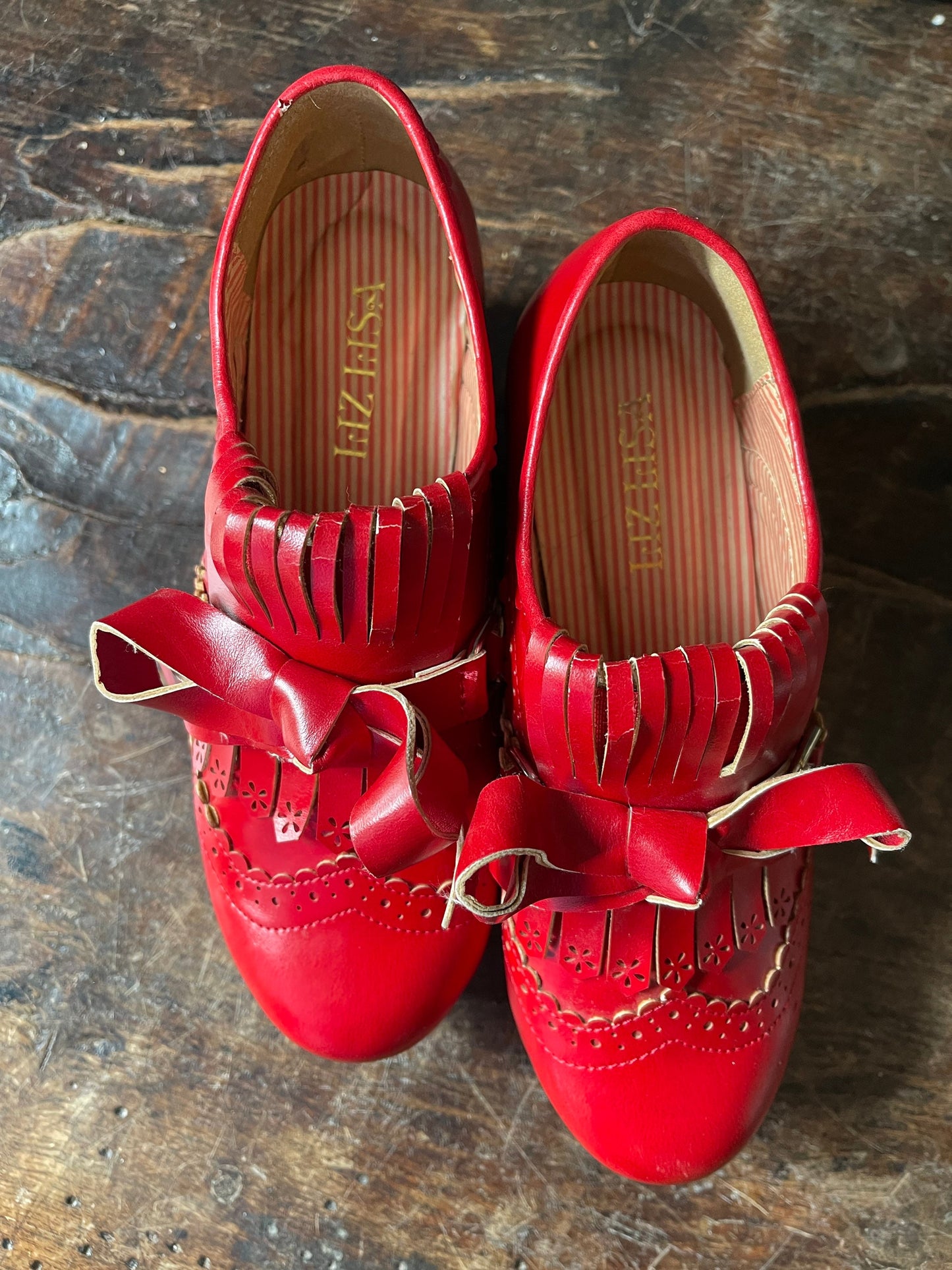 Red Platform Shoes by Japanese Designer Liz Lisa