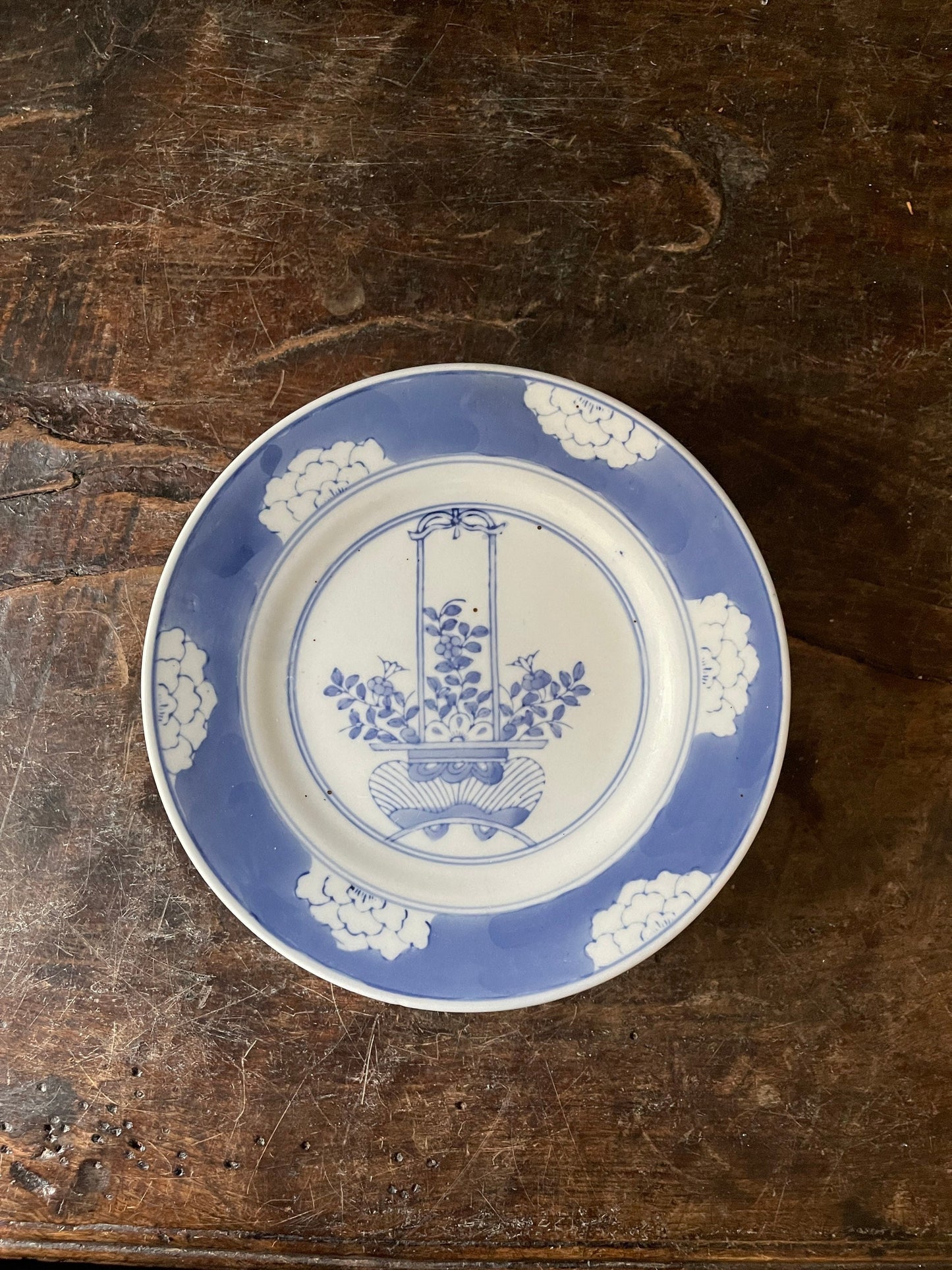 Set of Blue and White Chinoiserie 8 1/8” Plates Grand Millennial Decor