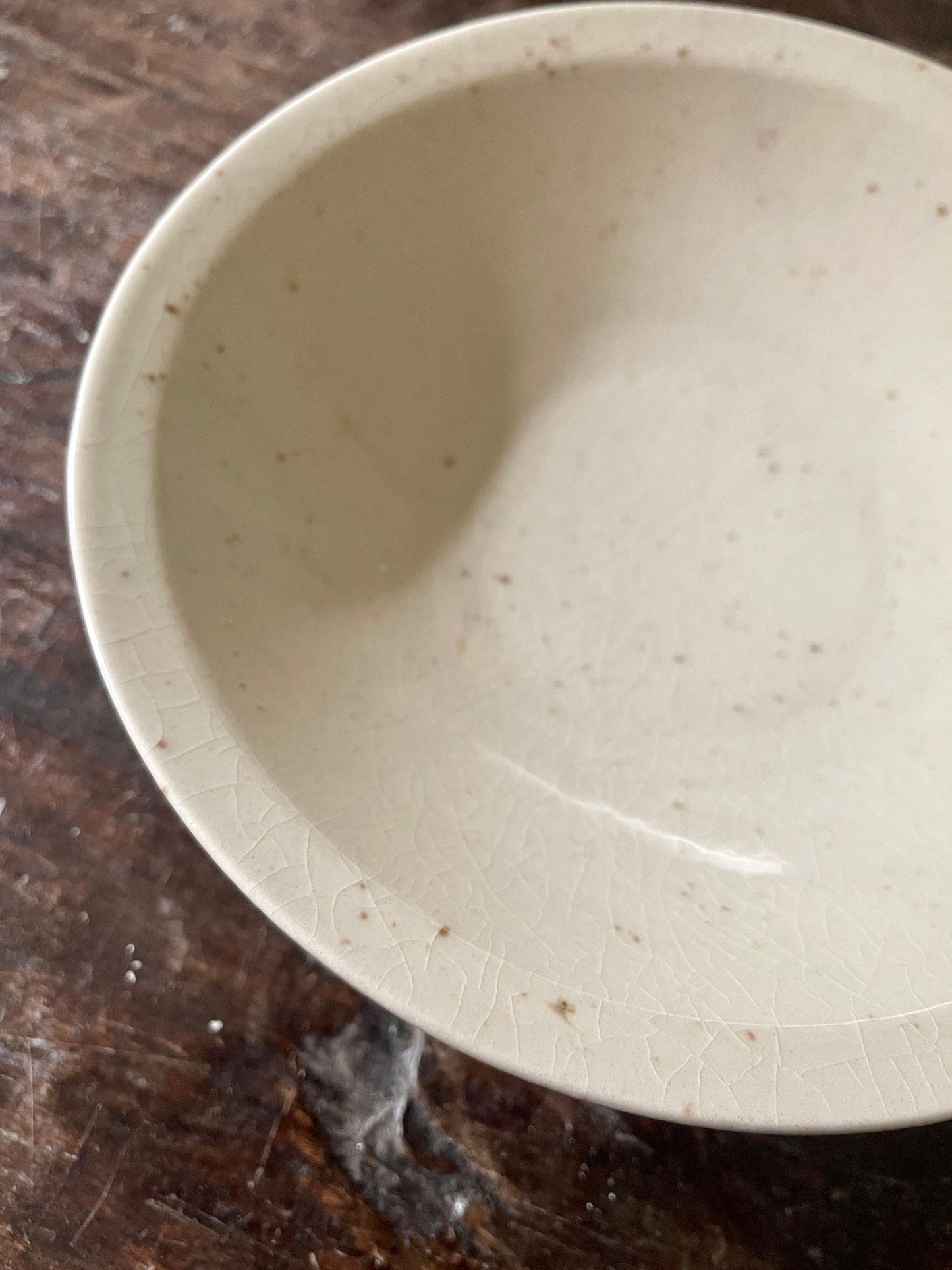 Set of Five (5) Mikasa Habitat Speckled Cereal Bowls