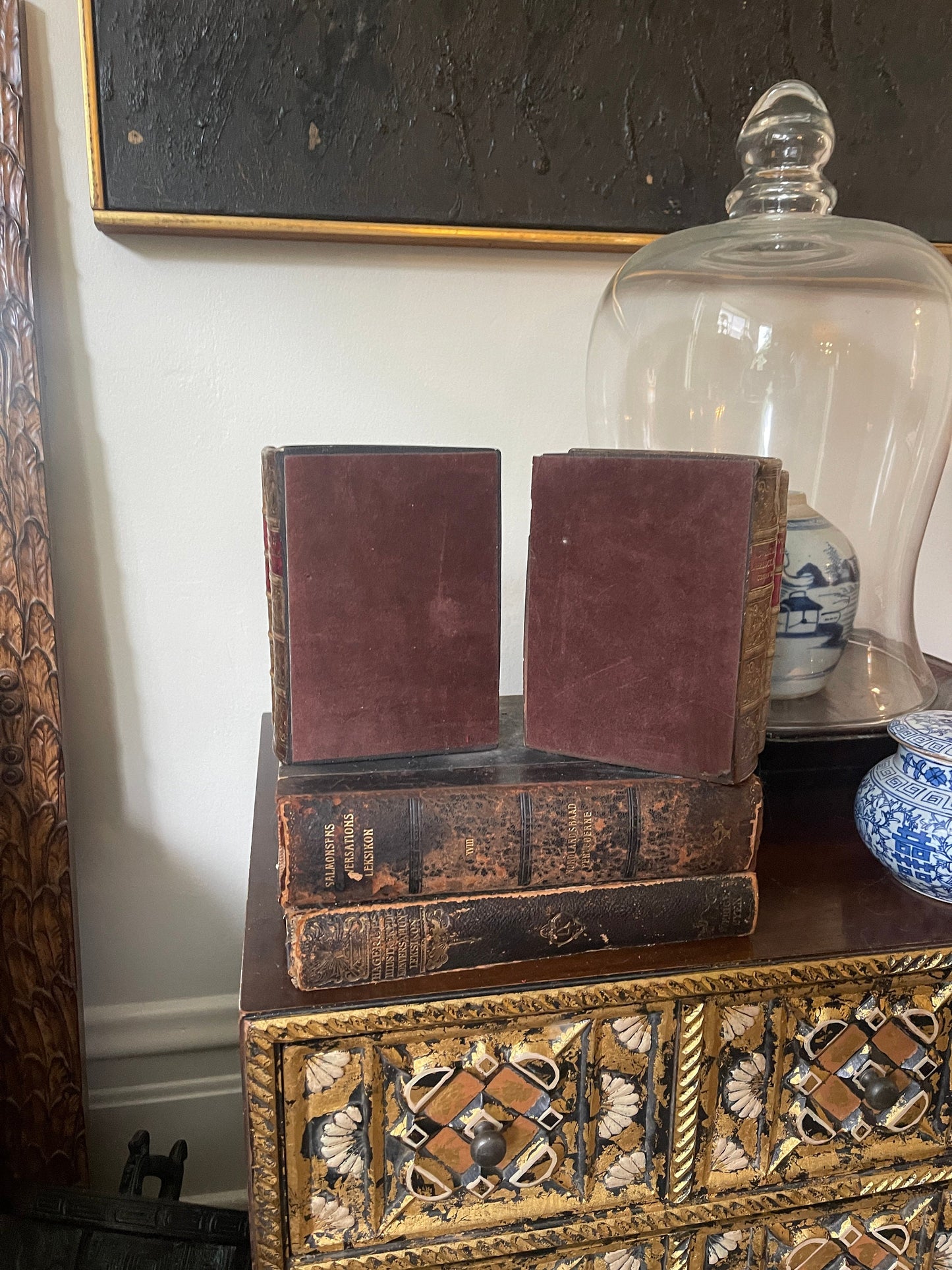 Pair of Faux Books Bookends by The Dummy Books Made in England