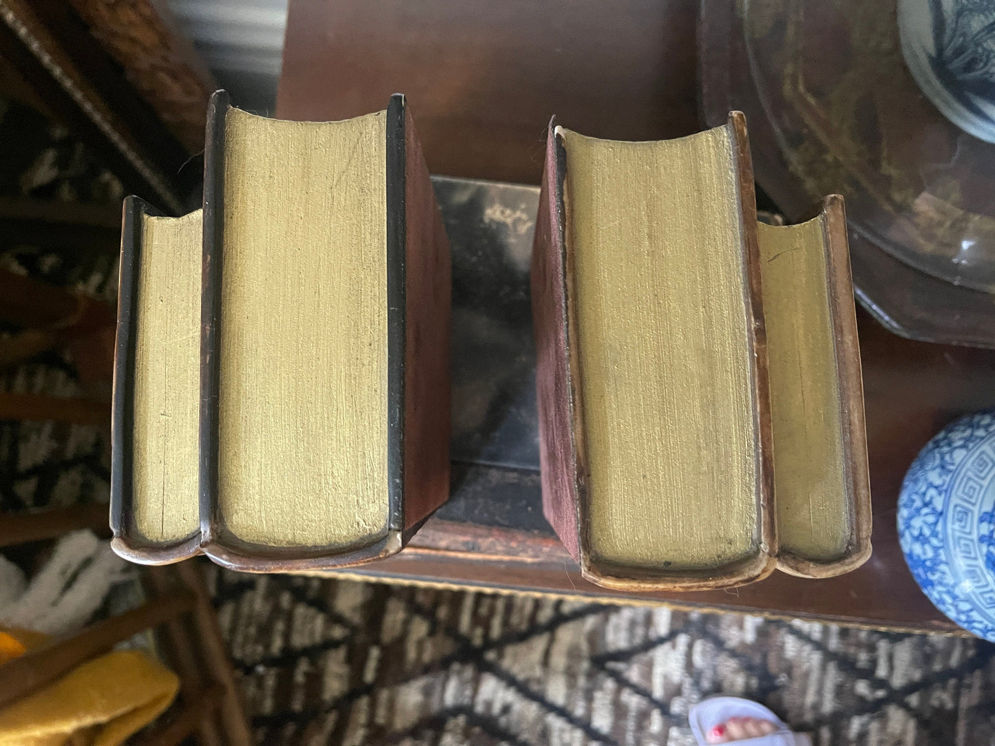 Pair of Faux Books Bookends by The Dummy Books Made in England