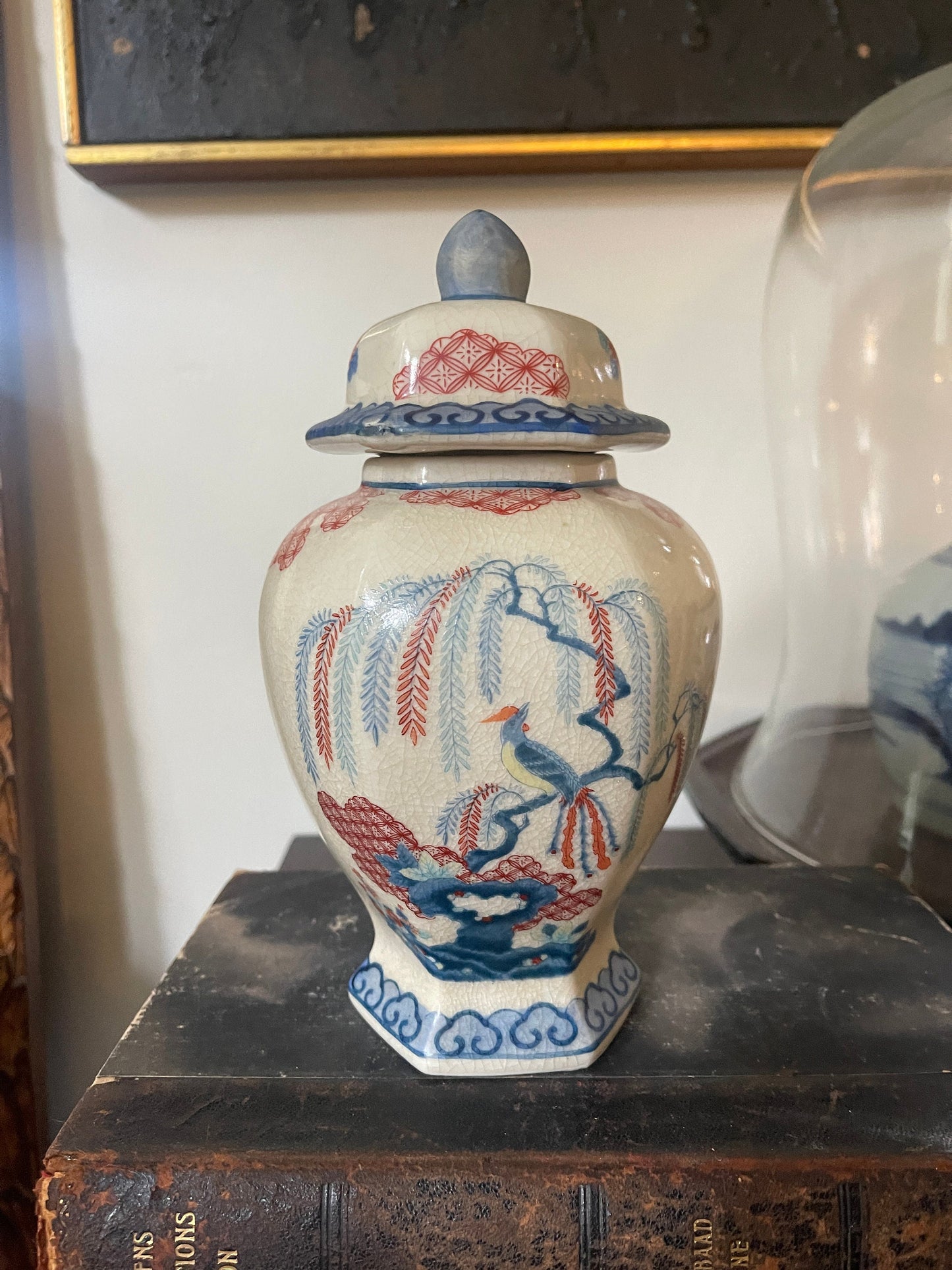 Vintage Chinoiserie Ginger Jar by Andrea Sadek