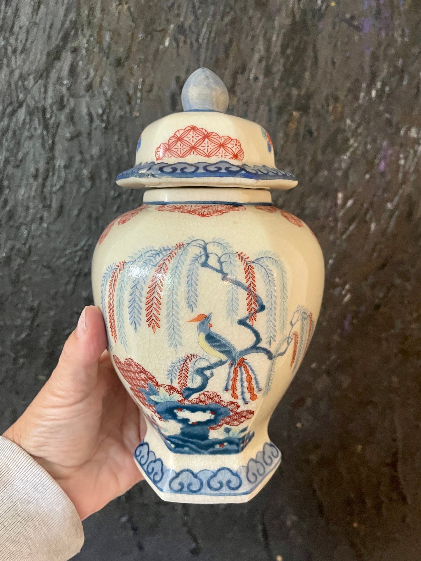 Vintage Chinoiserie Ginger Jar by Andrea Sadek