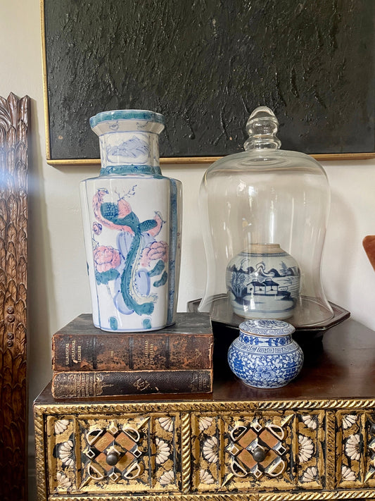 Late 20th Century 14” Asian Tall Vase