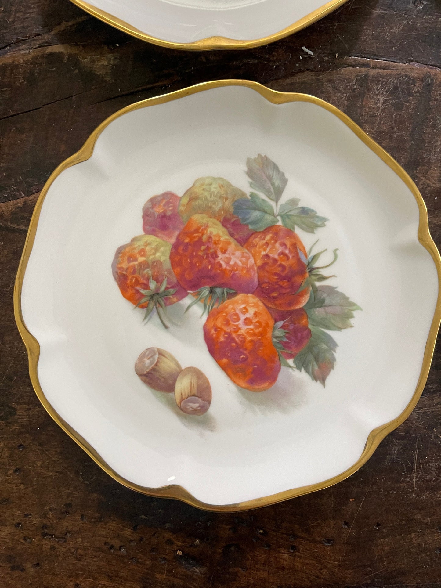 Set of Four (4) Mid Century Bayern Fruit Plates