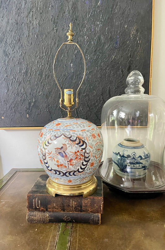 Vintage Remington Chinoiserie Lamp