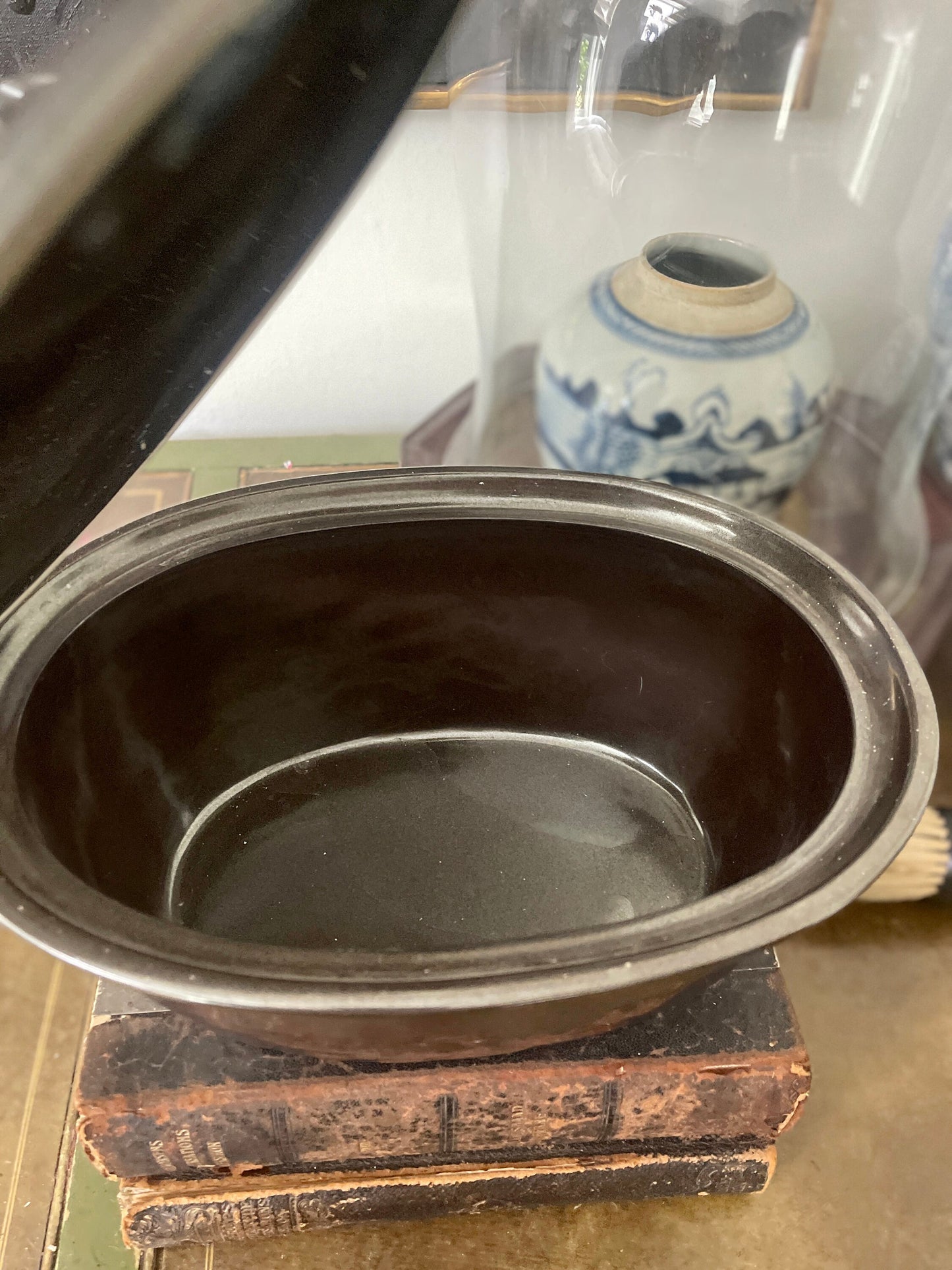 Juliska Pewter Metallic Glazed Casserole