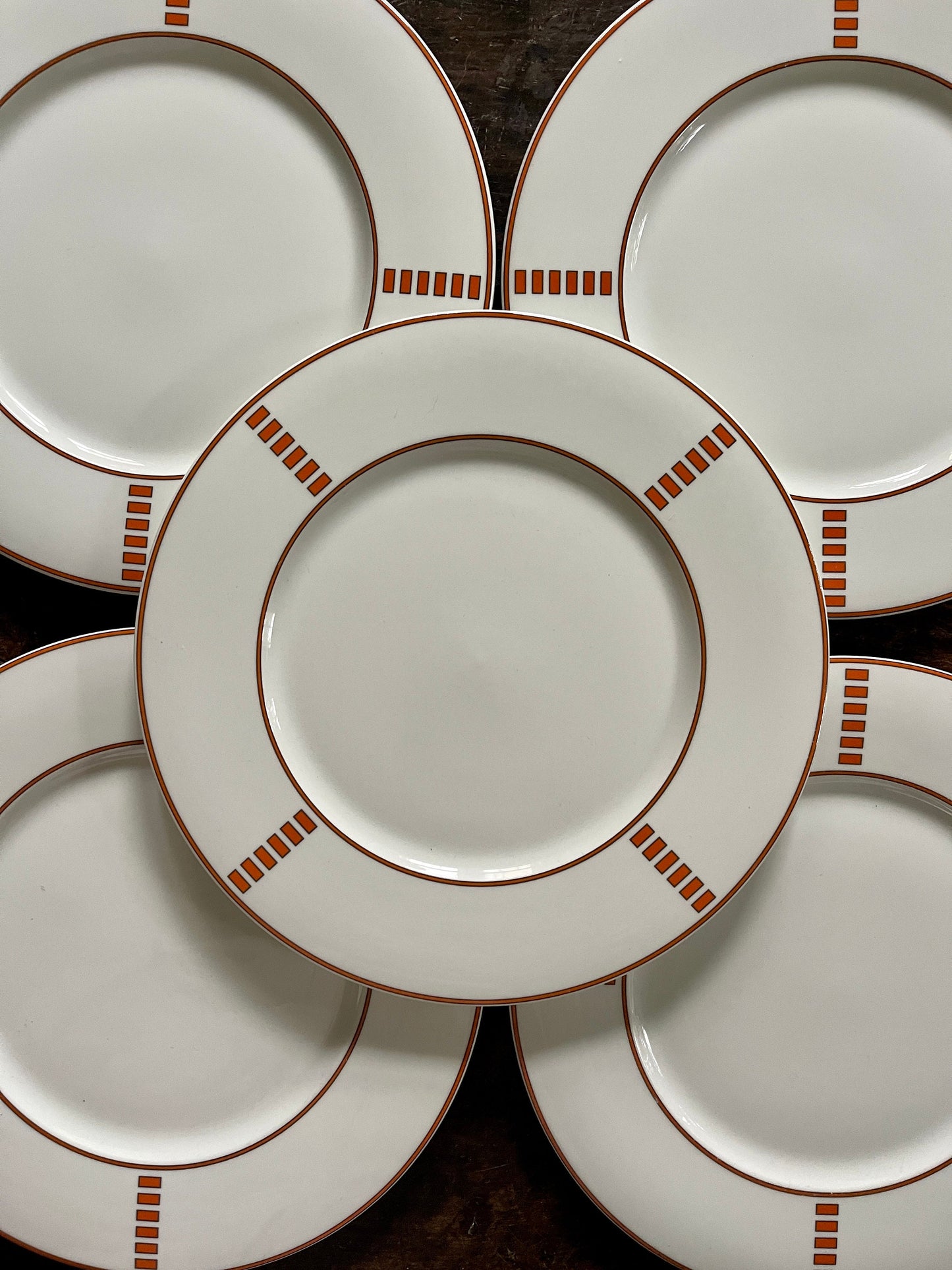 Set of Seven (7) Vera Wang for Wedgwood Plates in Capri Pattern