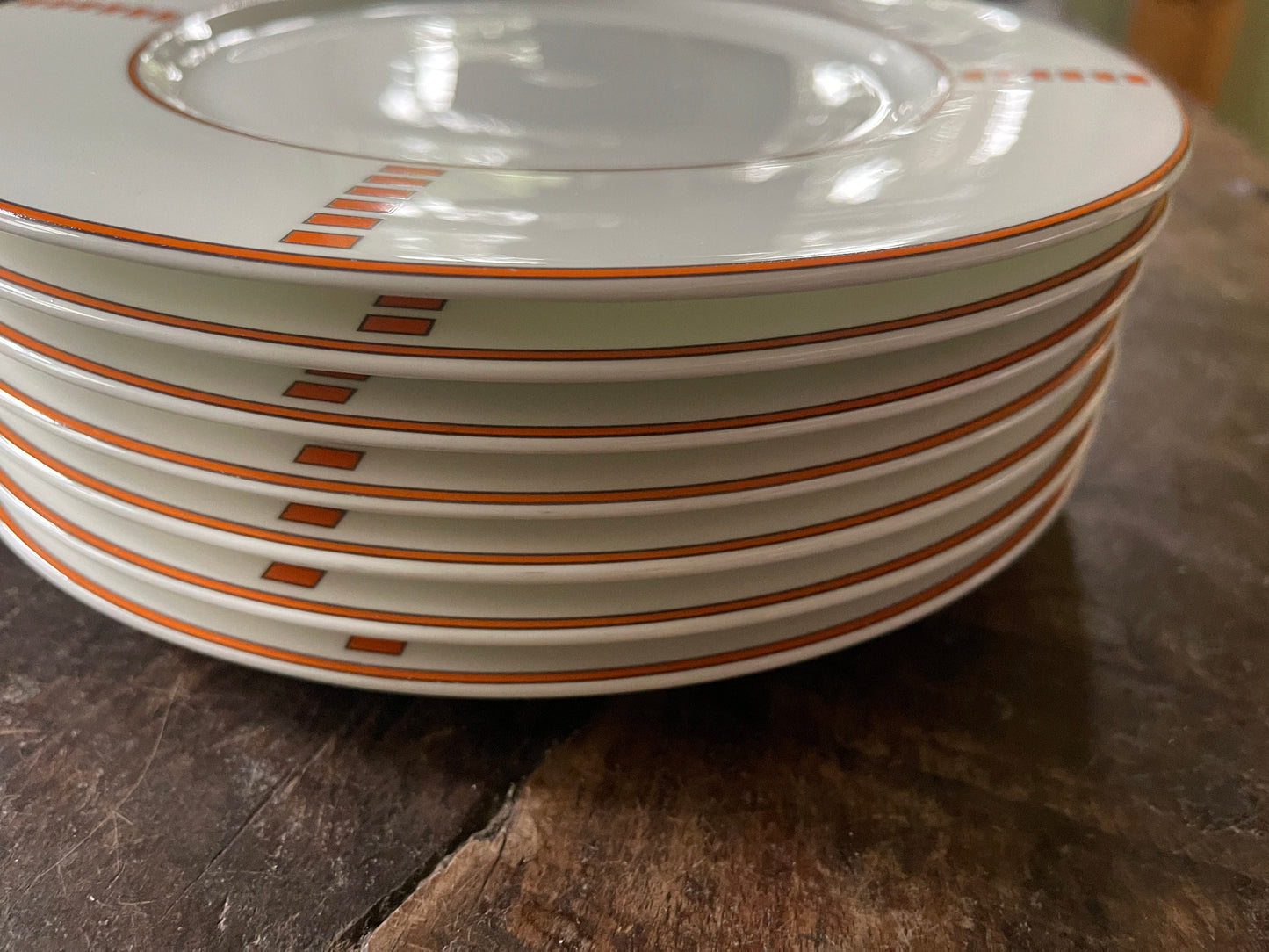 Set of Seven (7) Vera Wang for Wedgwood Plates in Capri Pattern