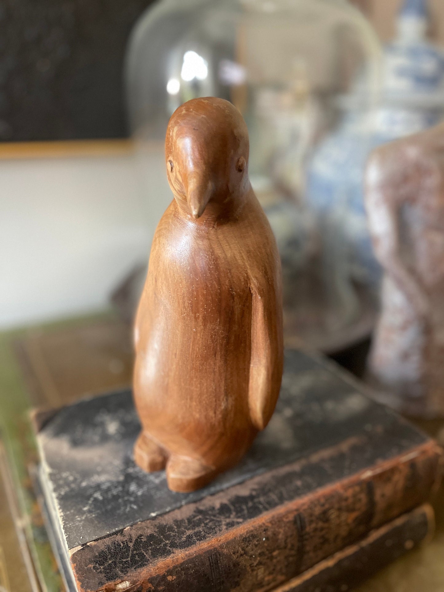 Vintage MCM Teak Penguin