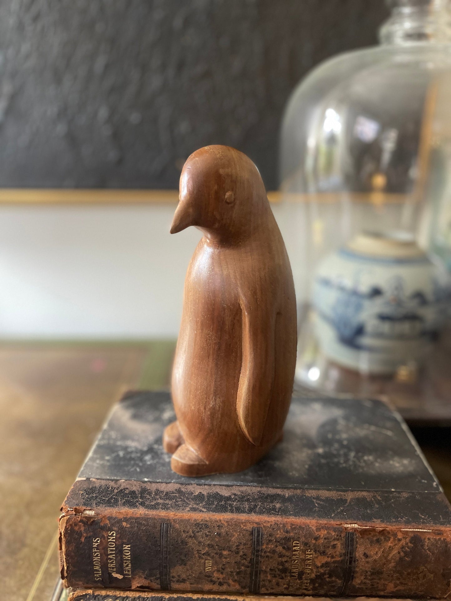 Vintage MCM Teak Penguin